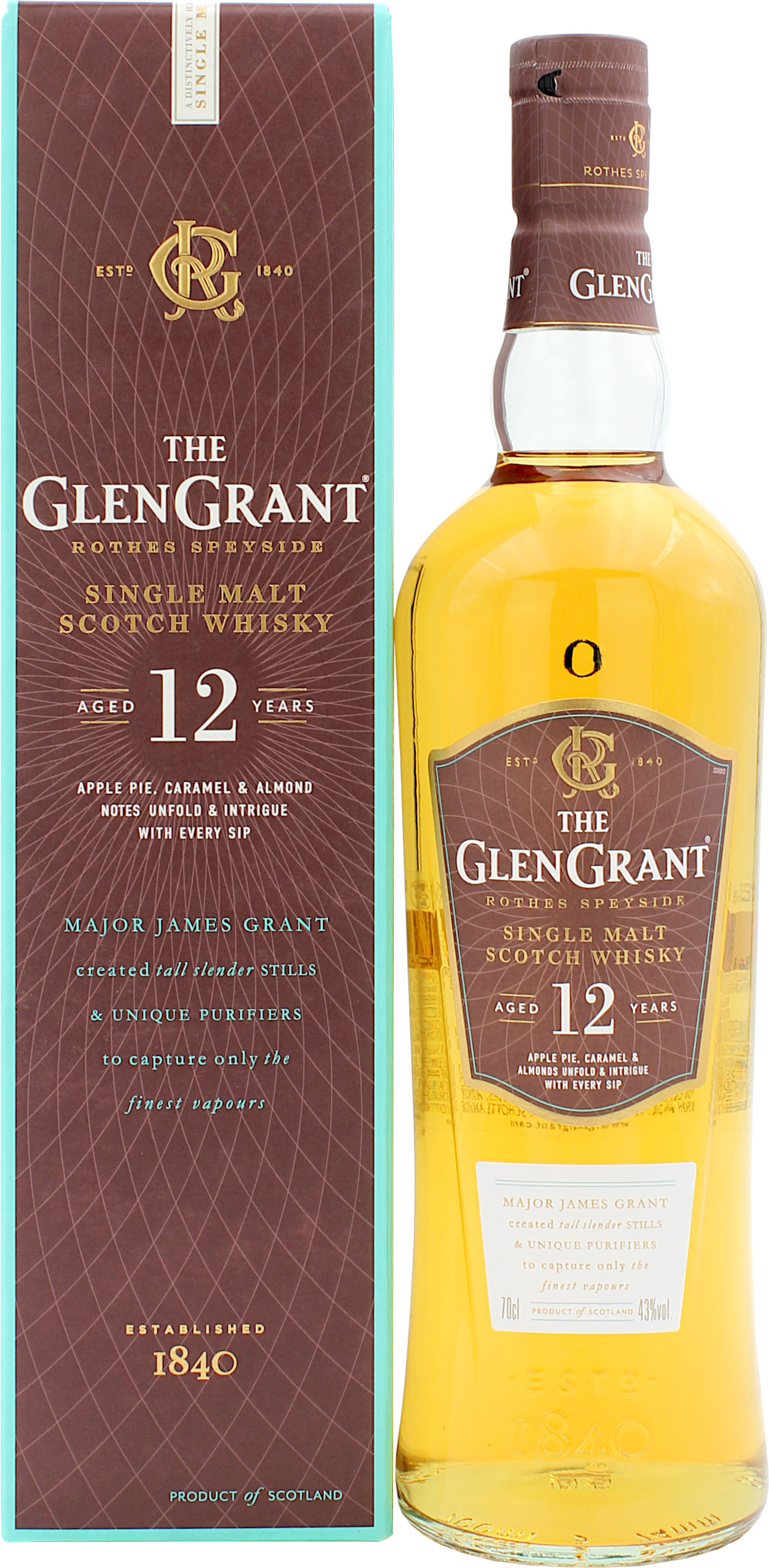 Glen Grant 12 Jahre 43.0% 0,7l Glen Grant 12 Jahre 43.0% 0,7l