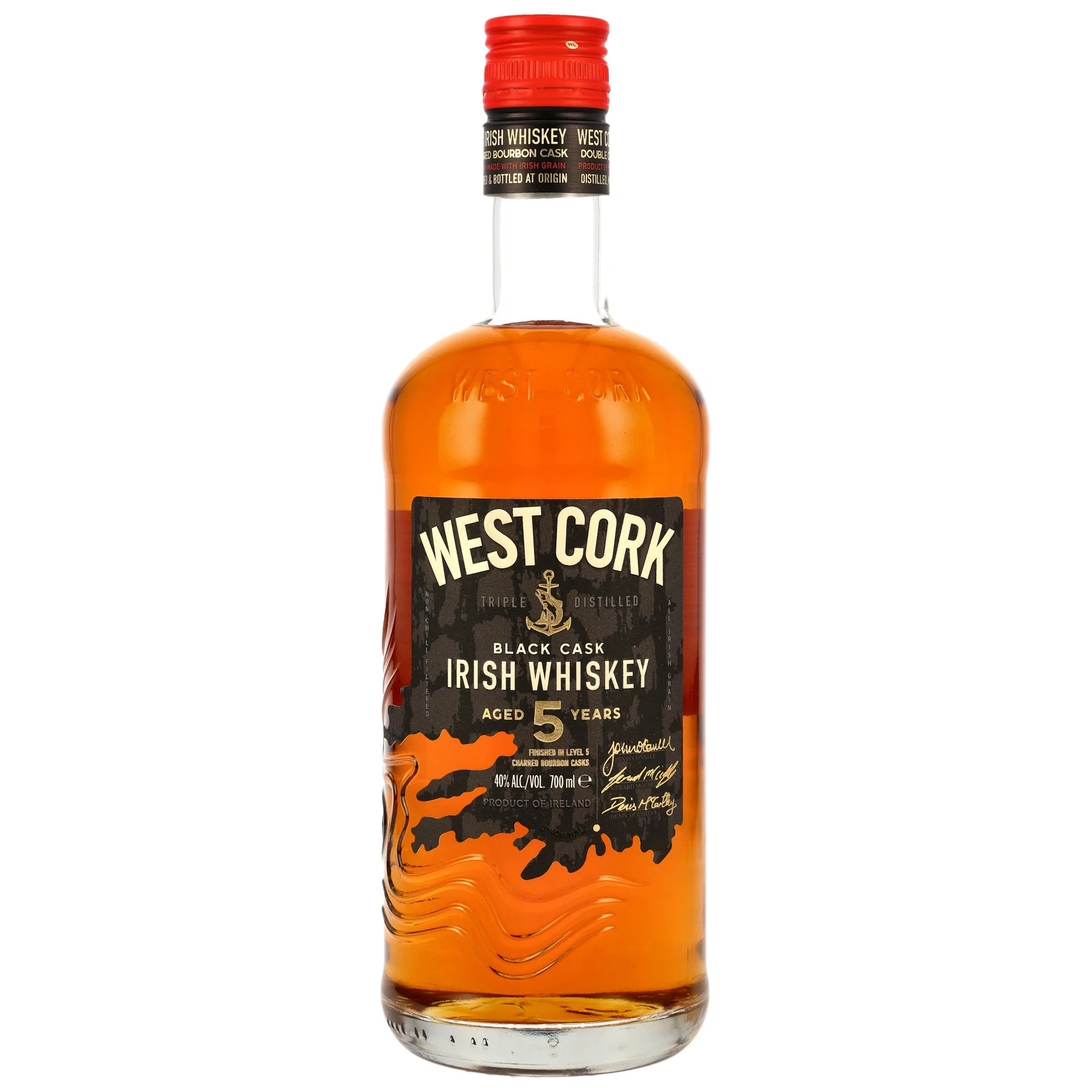 West Cork Black Cask 5 Jahre Blended Irish Whiskey 40.0% 0,7l