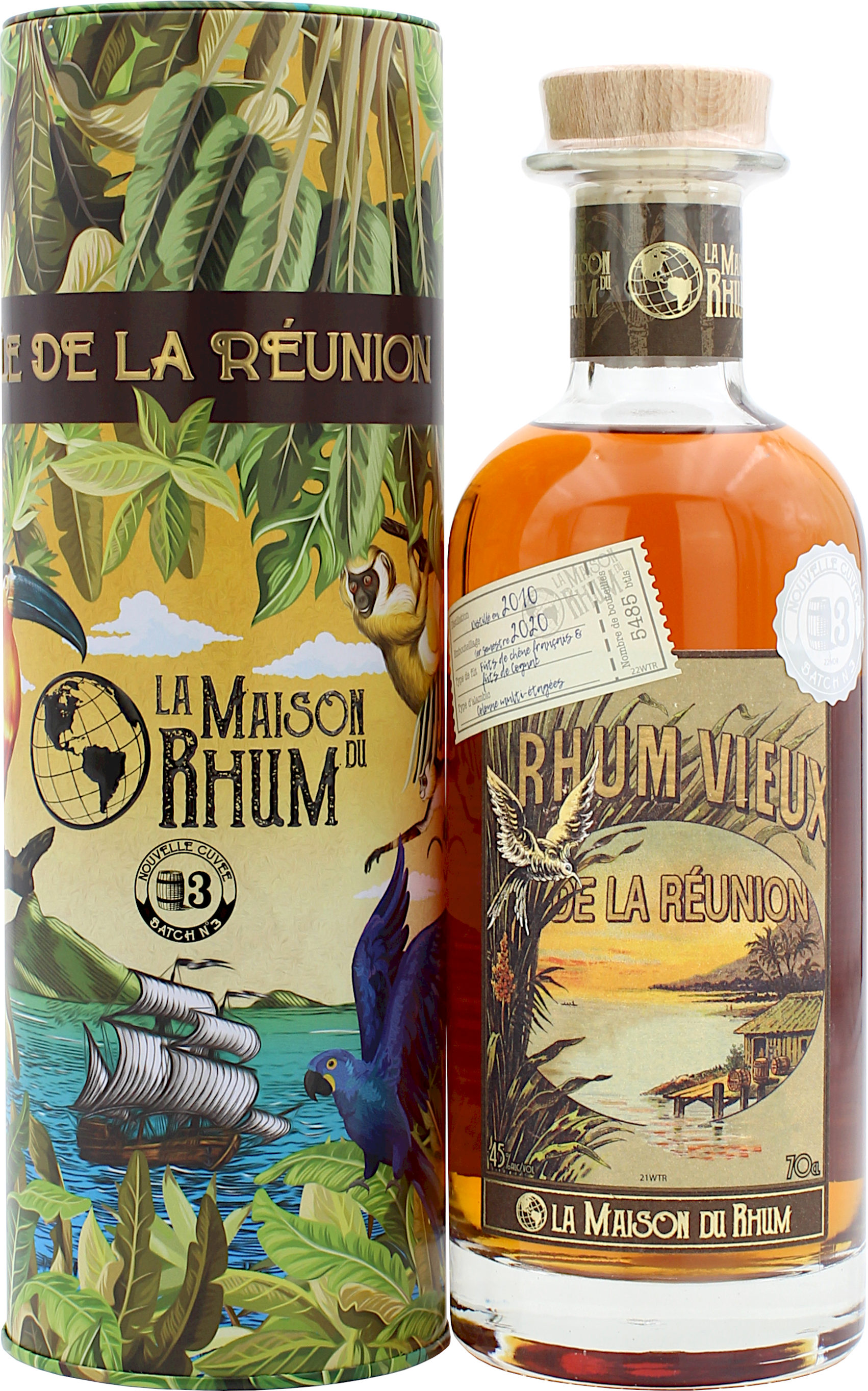 La Maison Du Rhum Ile De La Reunion 11 Jahre 2010/2020 Batch 3 45.0% 0,7l