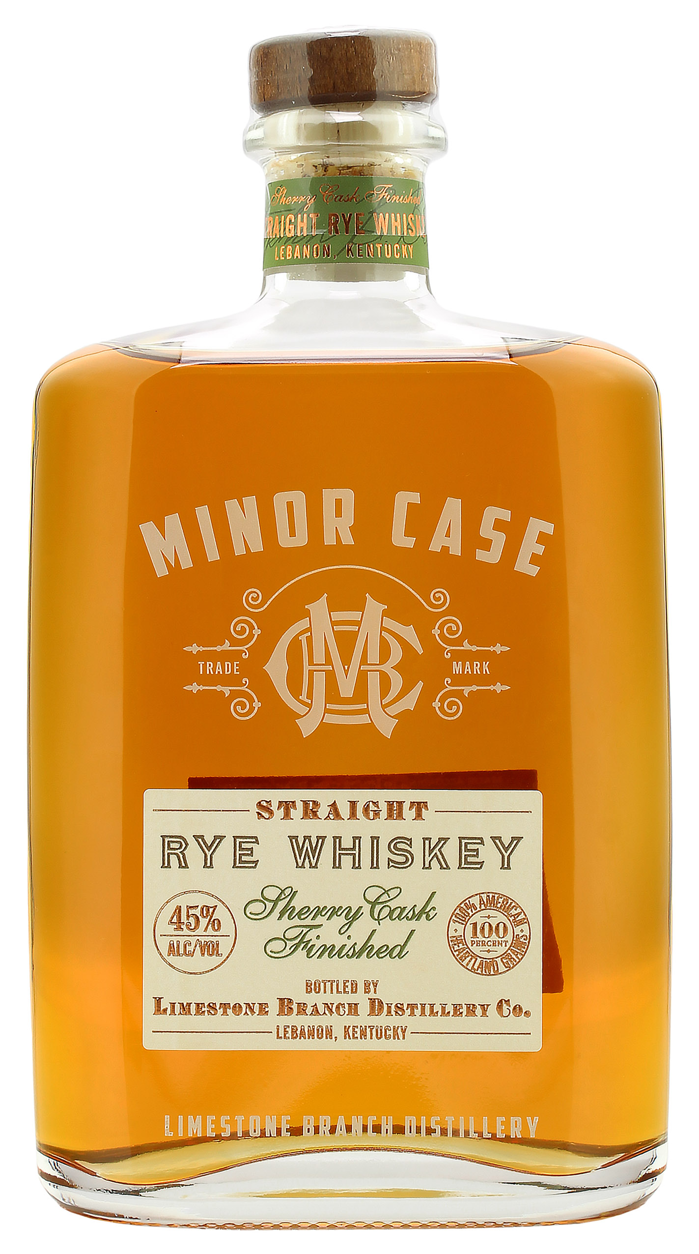 Minor Case Straight Rye Whisky Sherry Cask Finished 45.0% 0,7l