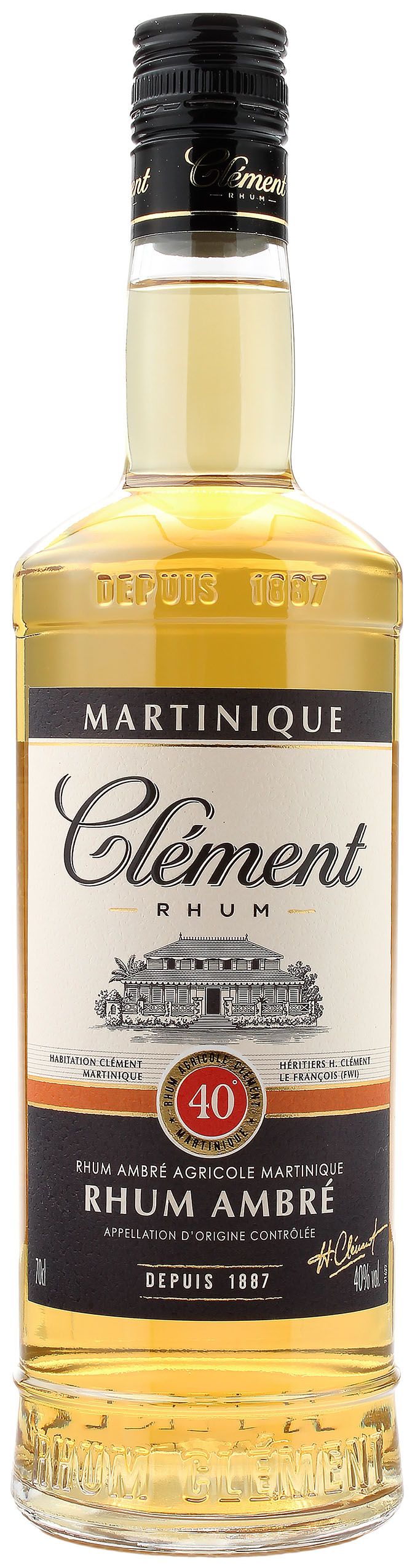 Clement Rhum Agricole Ambré 40.0% 0,7l