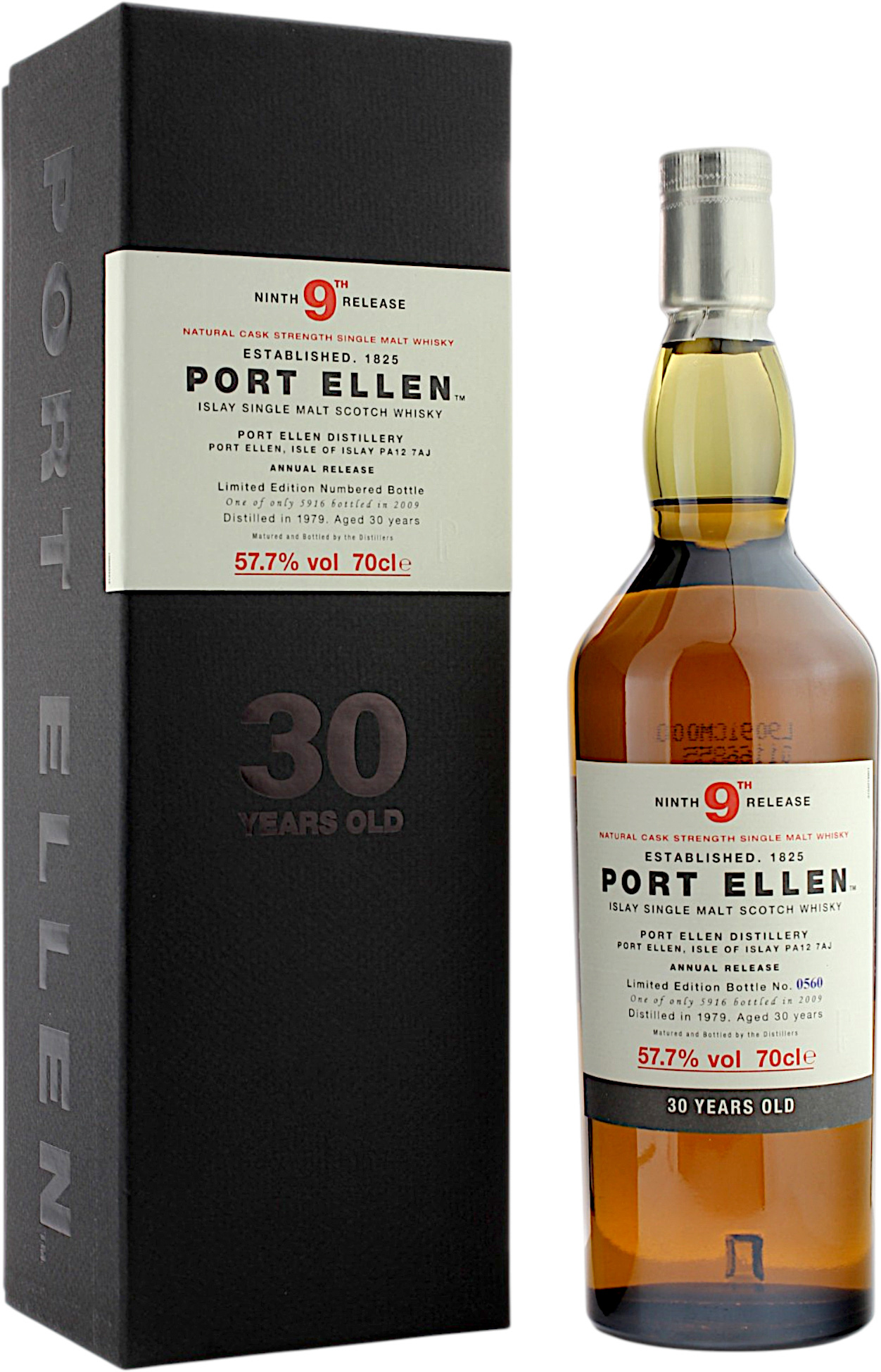 Port Ellen 9th Release 30 Jahre 1979/2009 57.7% 0,7l
