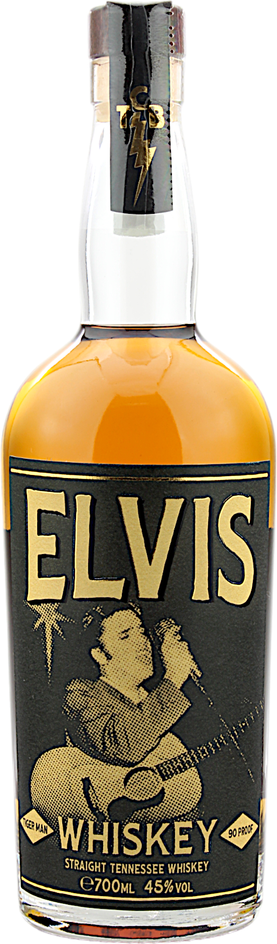 Elvis Tiger Man Straight Tennessee Whiskey 45.0% 0,7l