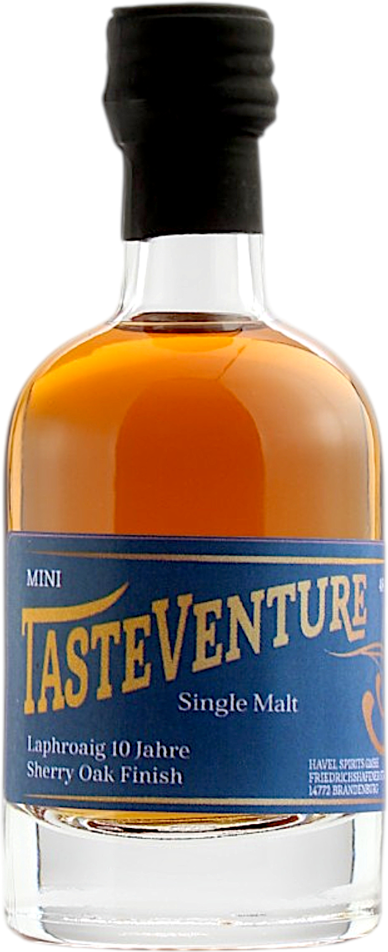 Miniatur Laphroaig 10 Jahre Sherry Oak Finish Tasteventure 48.0% 0,05l