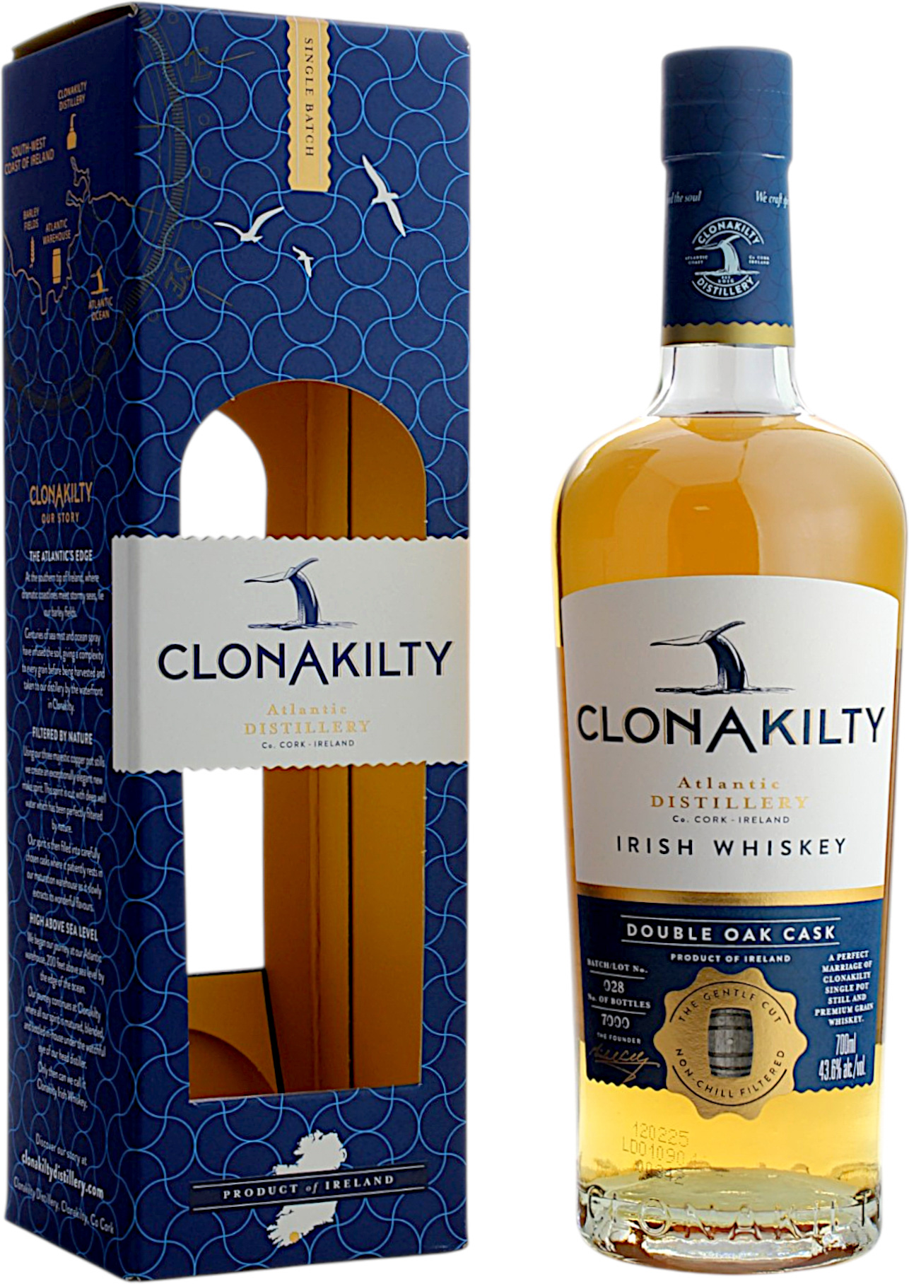 Clonakilty Irish Whiskey Single Batch 43.6% 0,7l