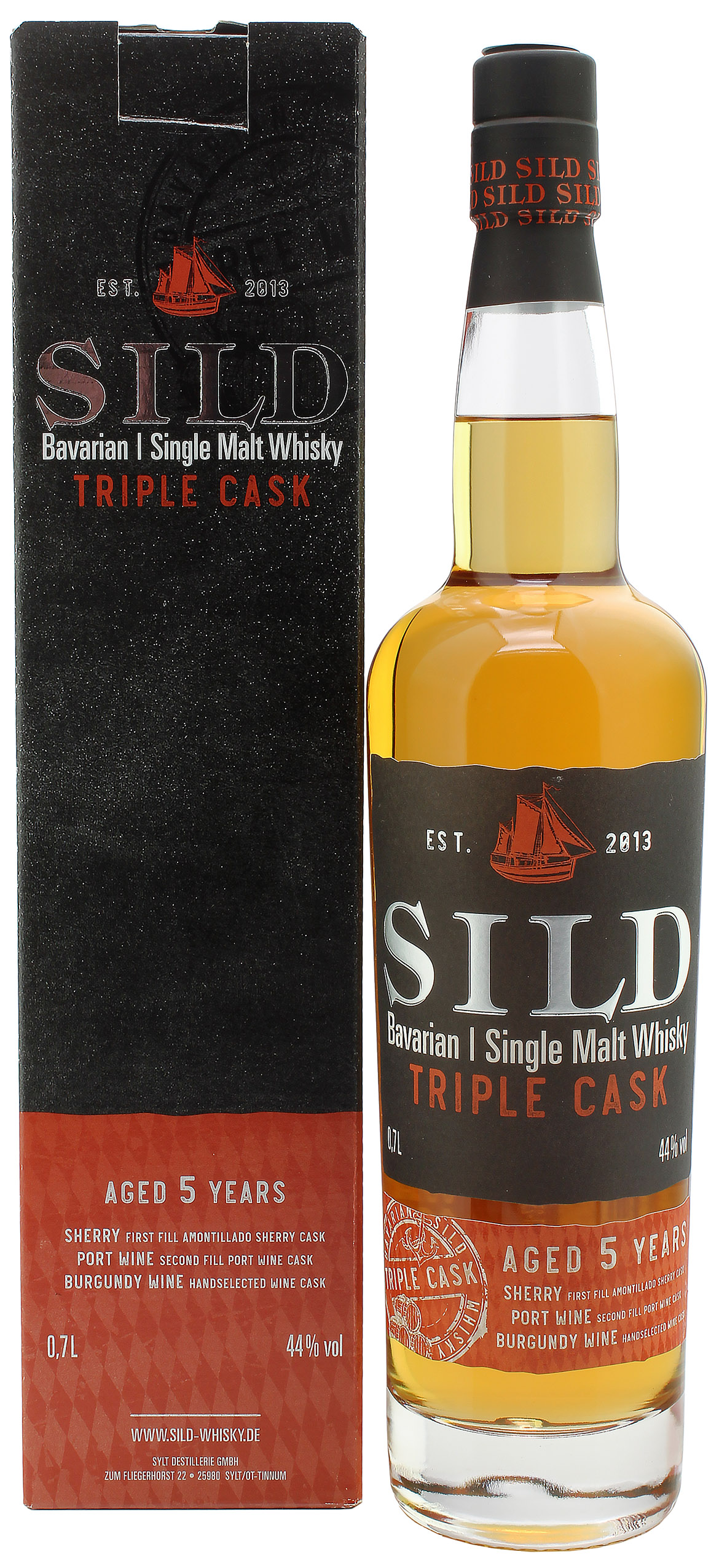 Sild Bavarian Single Malt Triple Cask (Deutschland) 44.0% 0,7l