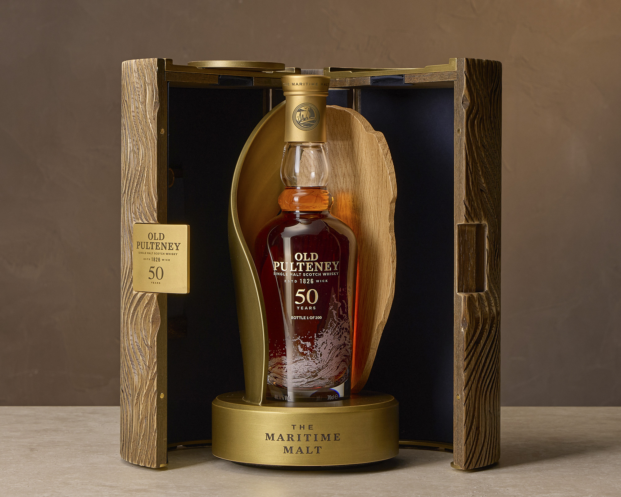 Old Pulteney 50 Jahre Single Malt Scotch Whisky Limited Edition 40.8% 0,7l
