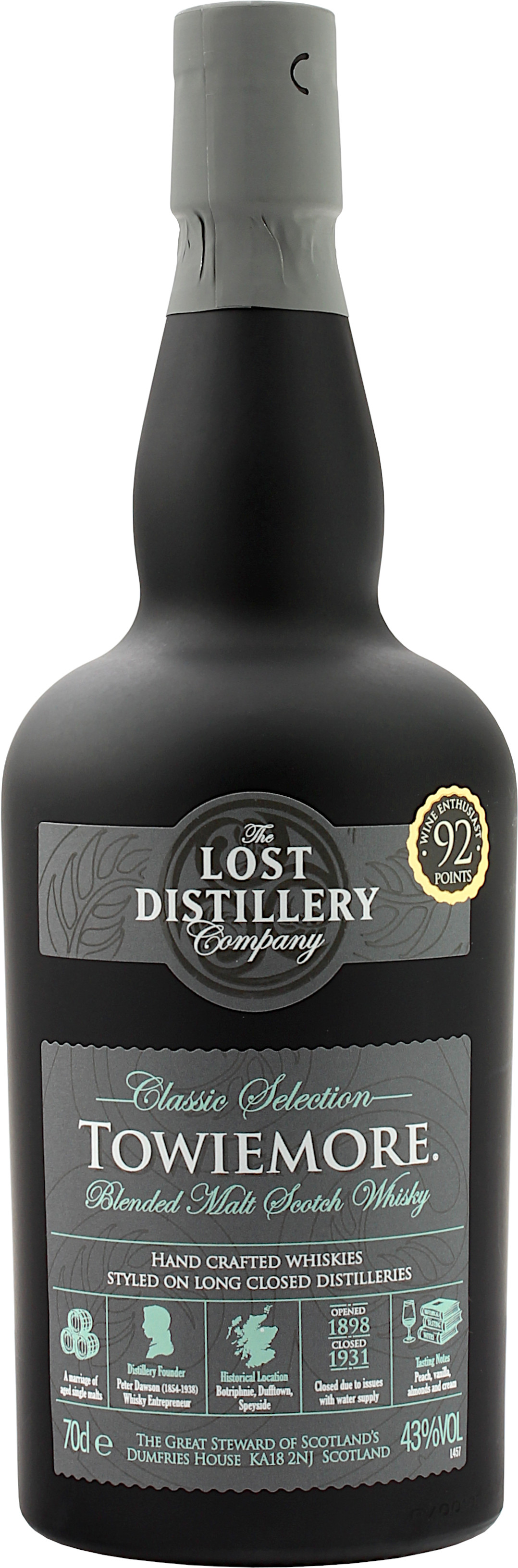 The Lost Distillery Company Towiemore 43.0% 0,7l
