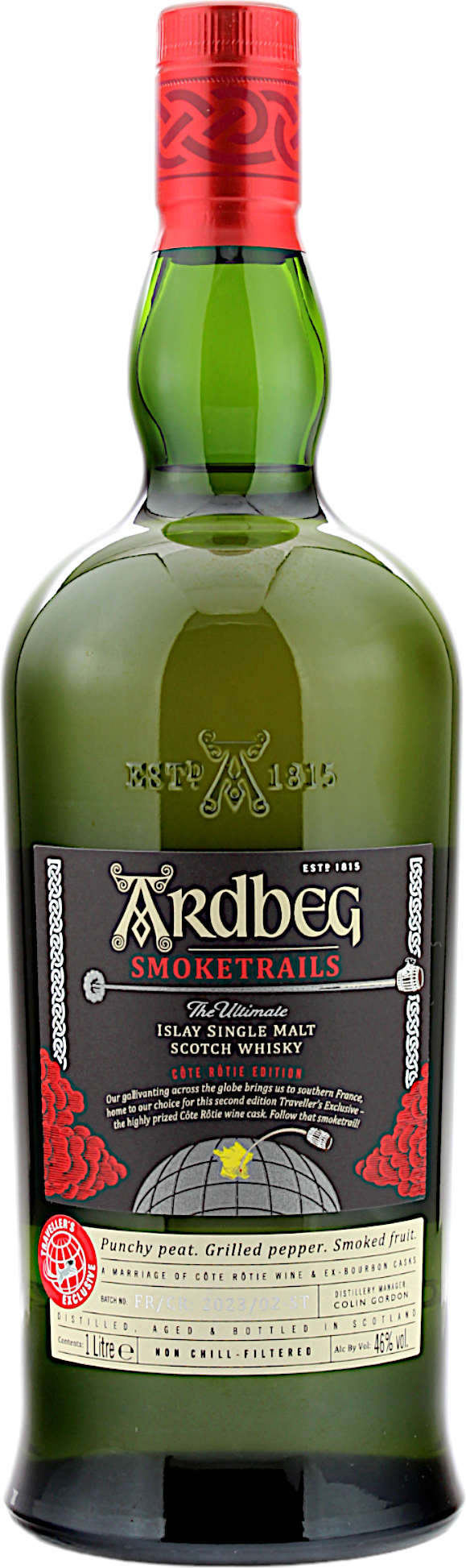 Ardbeg Smoketrails Cote Rotie Edition 46.0% 1 Liter Ardbeg Smoketrails Cote Rotie Edition 46.0% 1 Liter