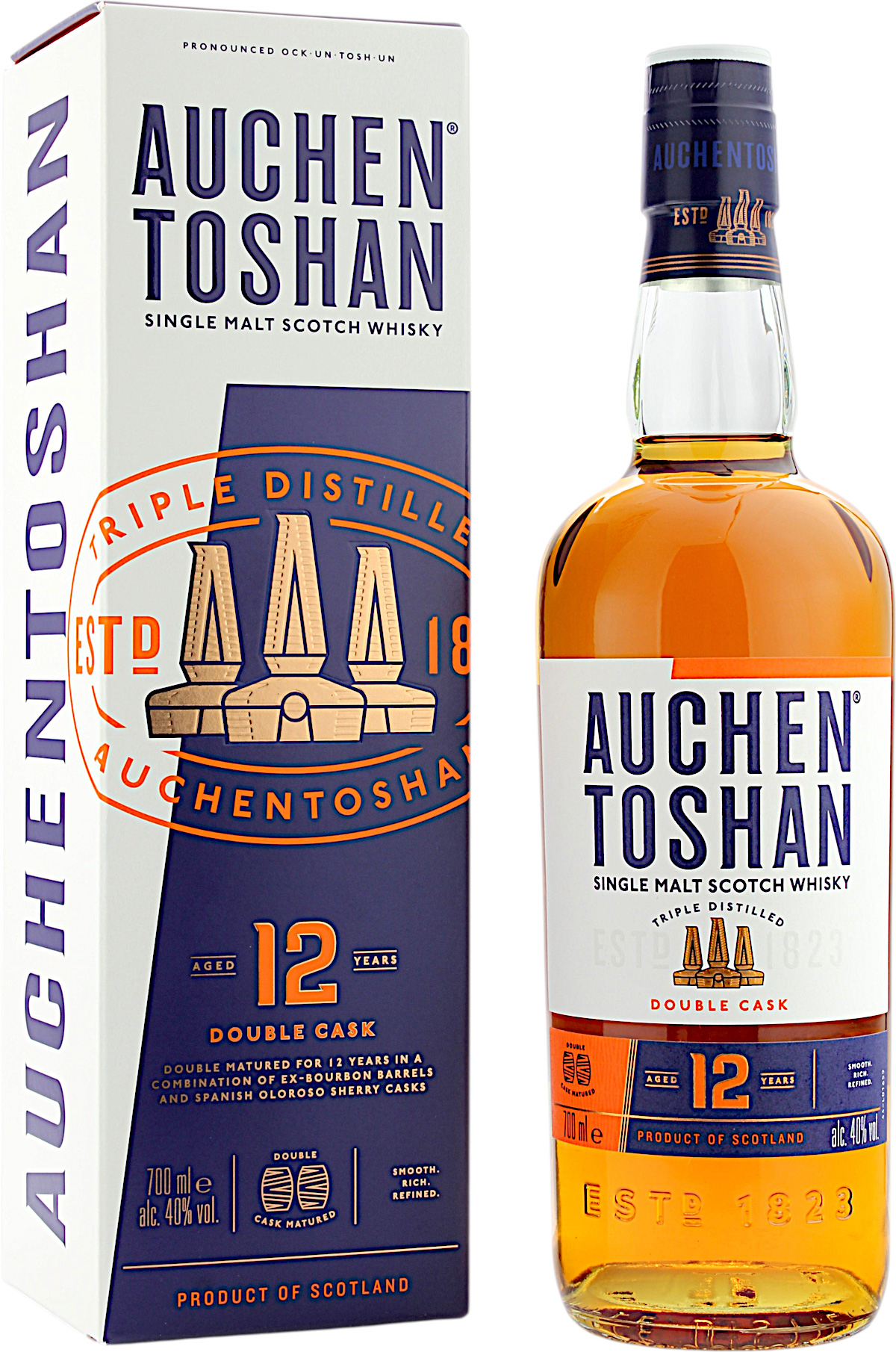 Auchentoshan 12 Jahre Double Cask 40.0% 0,7l