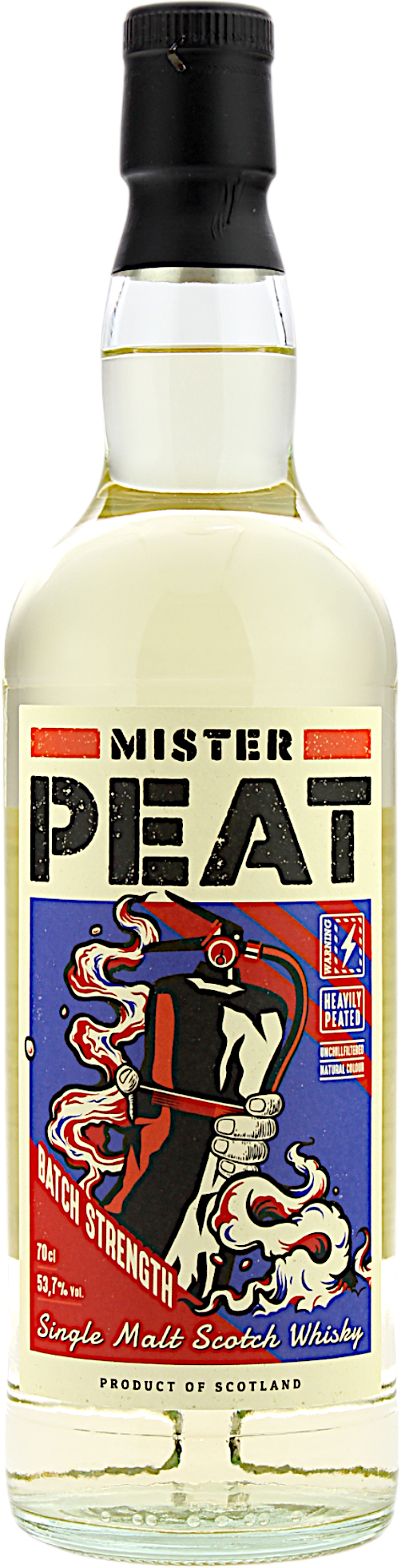 Mister Peat Batch Strength Single Malt Scotch Whisky 53.7% 0,7l