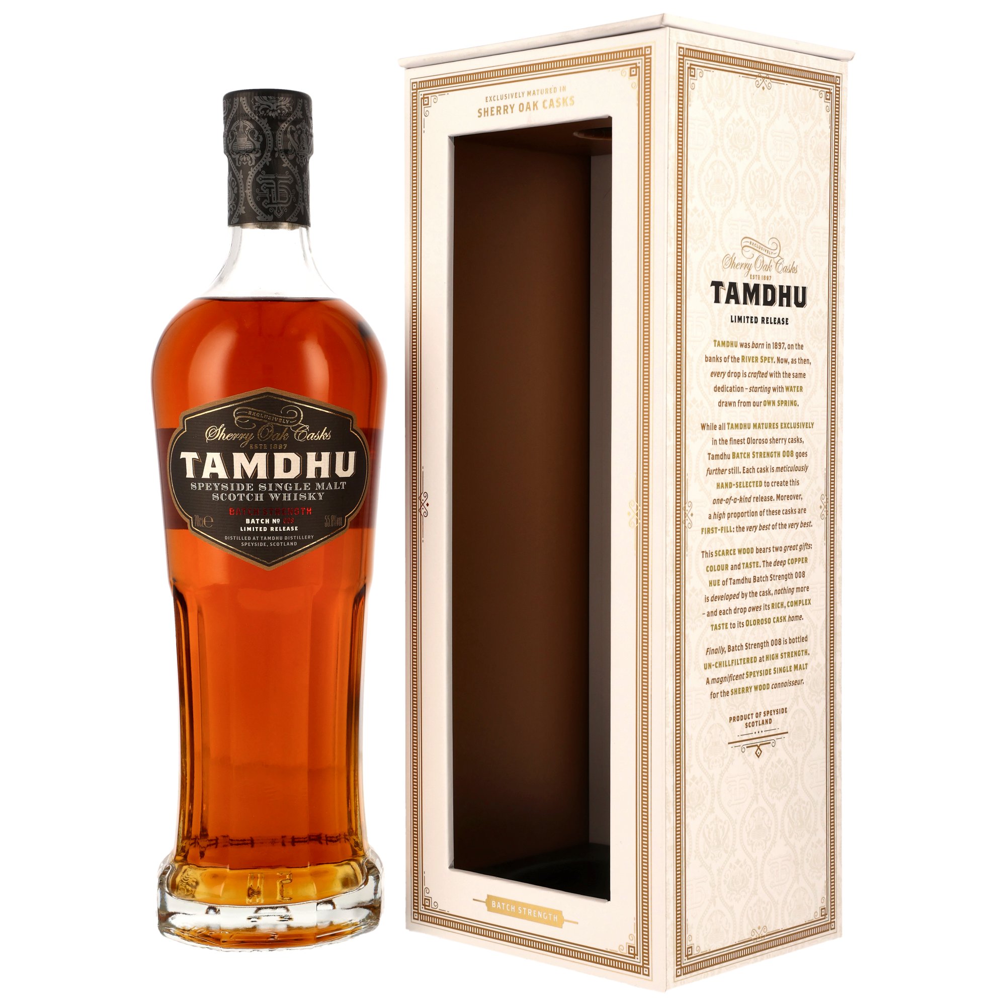 Tamdhu Cask Strength Batch 008 55.8% 0,7l