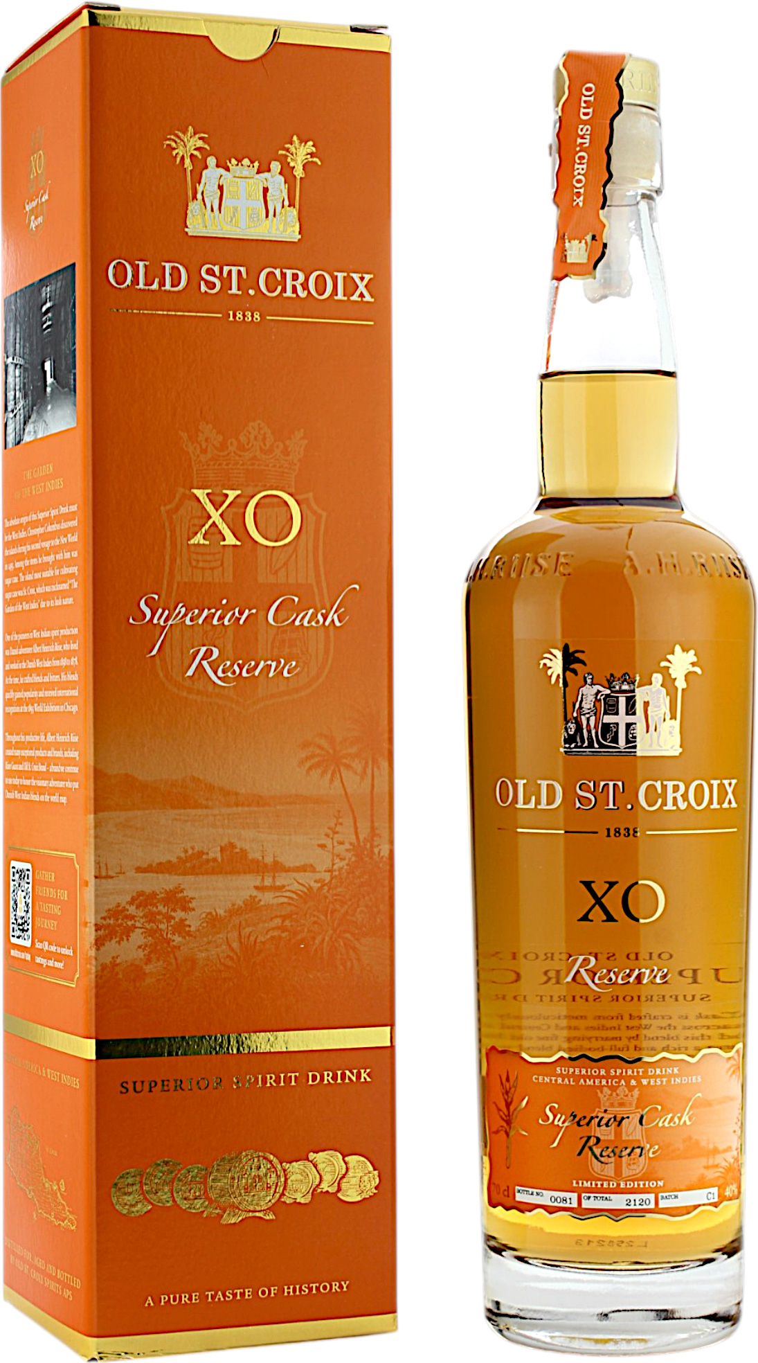 Old St. Croix XO Reserve Superior Cask 40.0% 0,7l