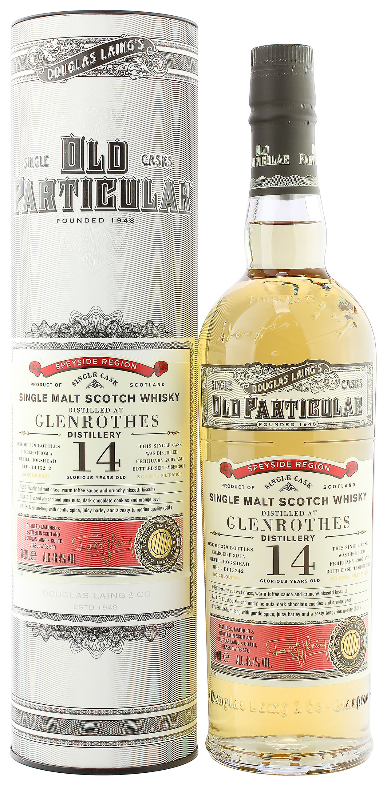 Glenrothes 14 Jahre 2007/2021 Old Particular 48.4% 0,7l