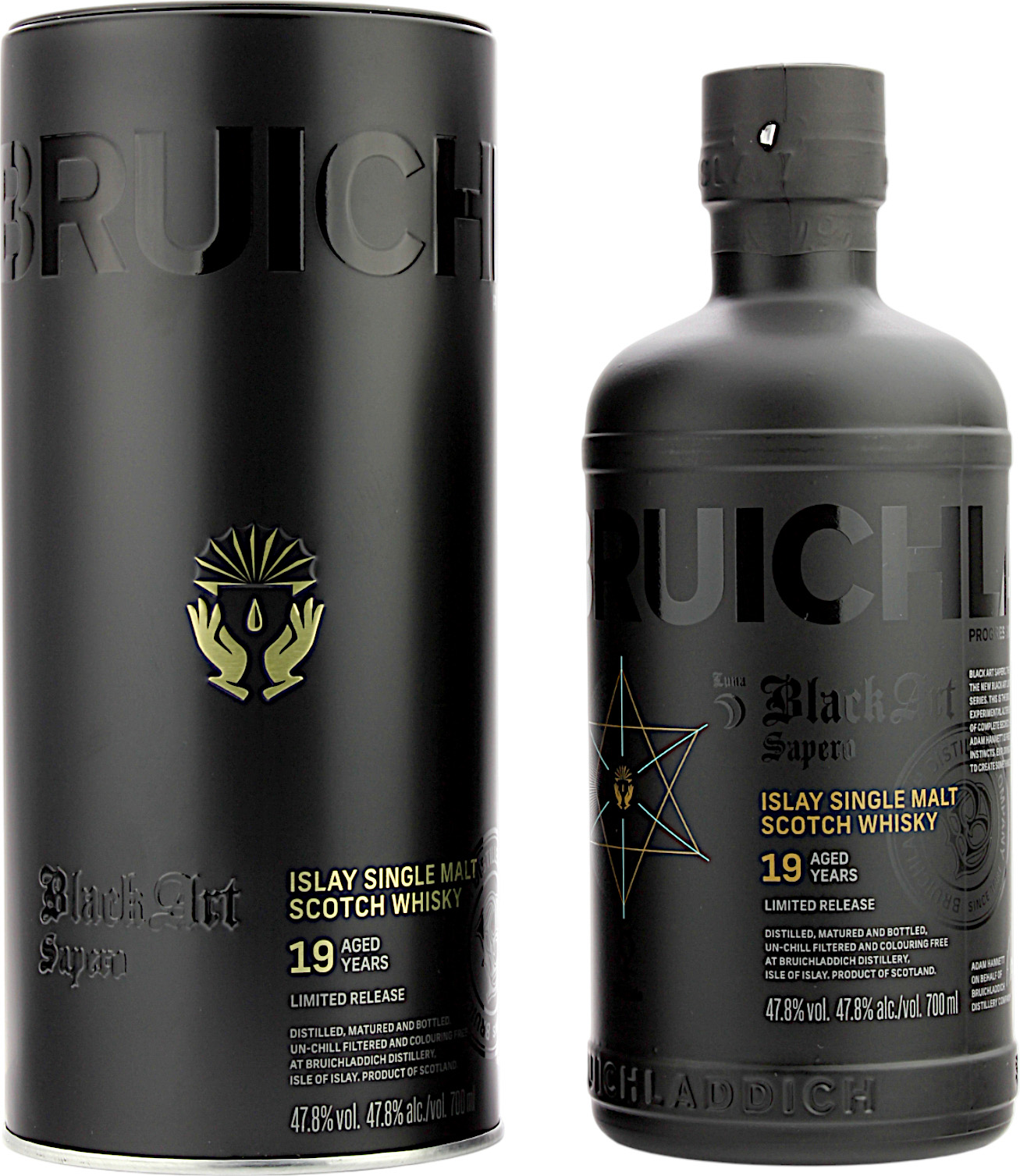 Bruichladdich 19 Jahre Black Art Sapero Limited Release 47.8% 0,7l