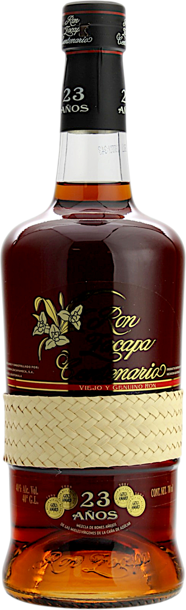 Ron Zacapa Centenario 23 Jahre Viejo Y Genuino Ron alte Version 40.0% 0,7l