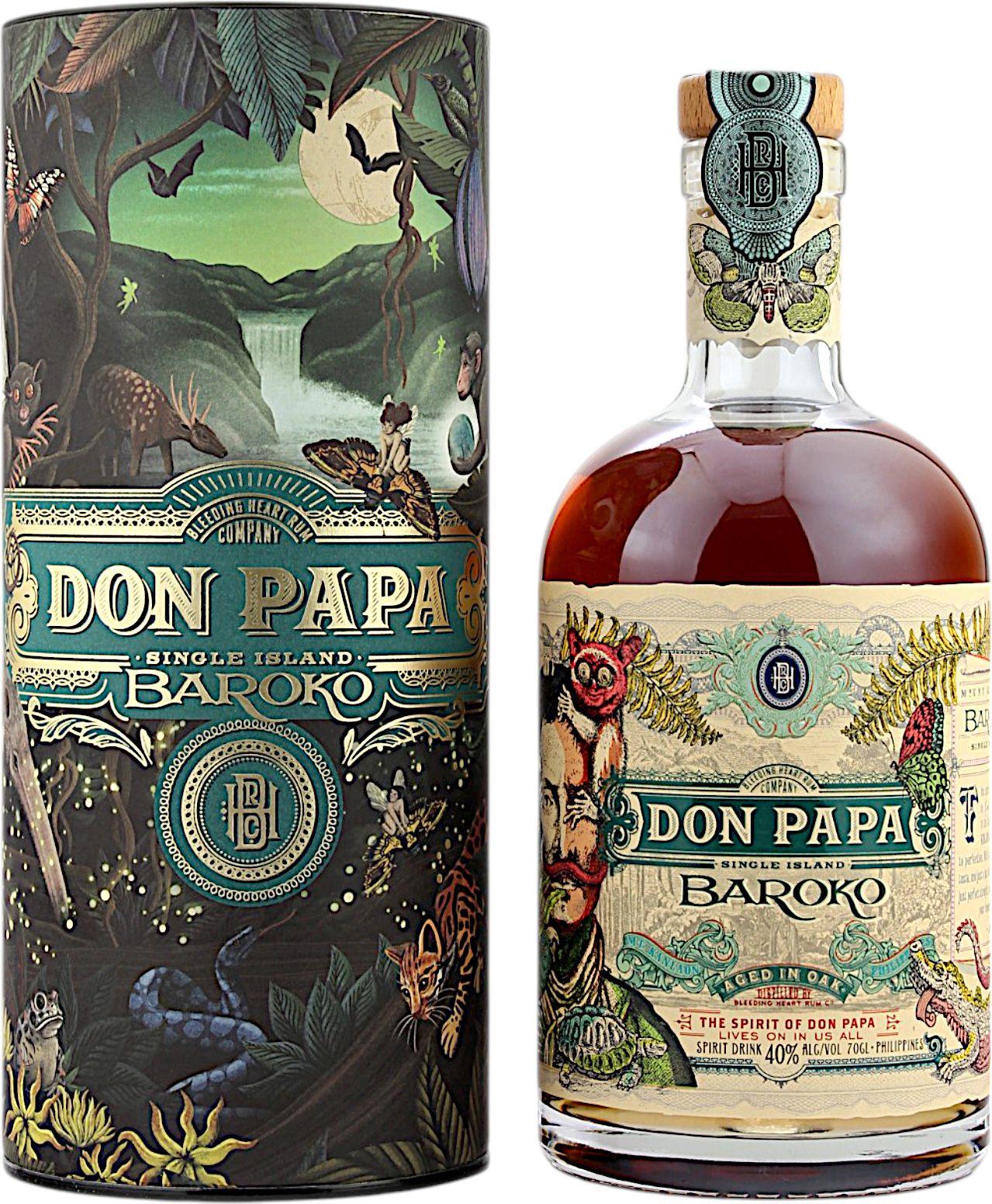 Don Papa Rum Baroko Ethereal Canister 40.0% 0,7l