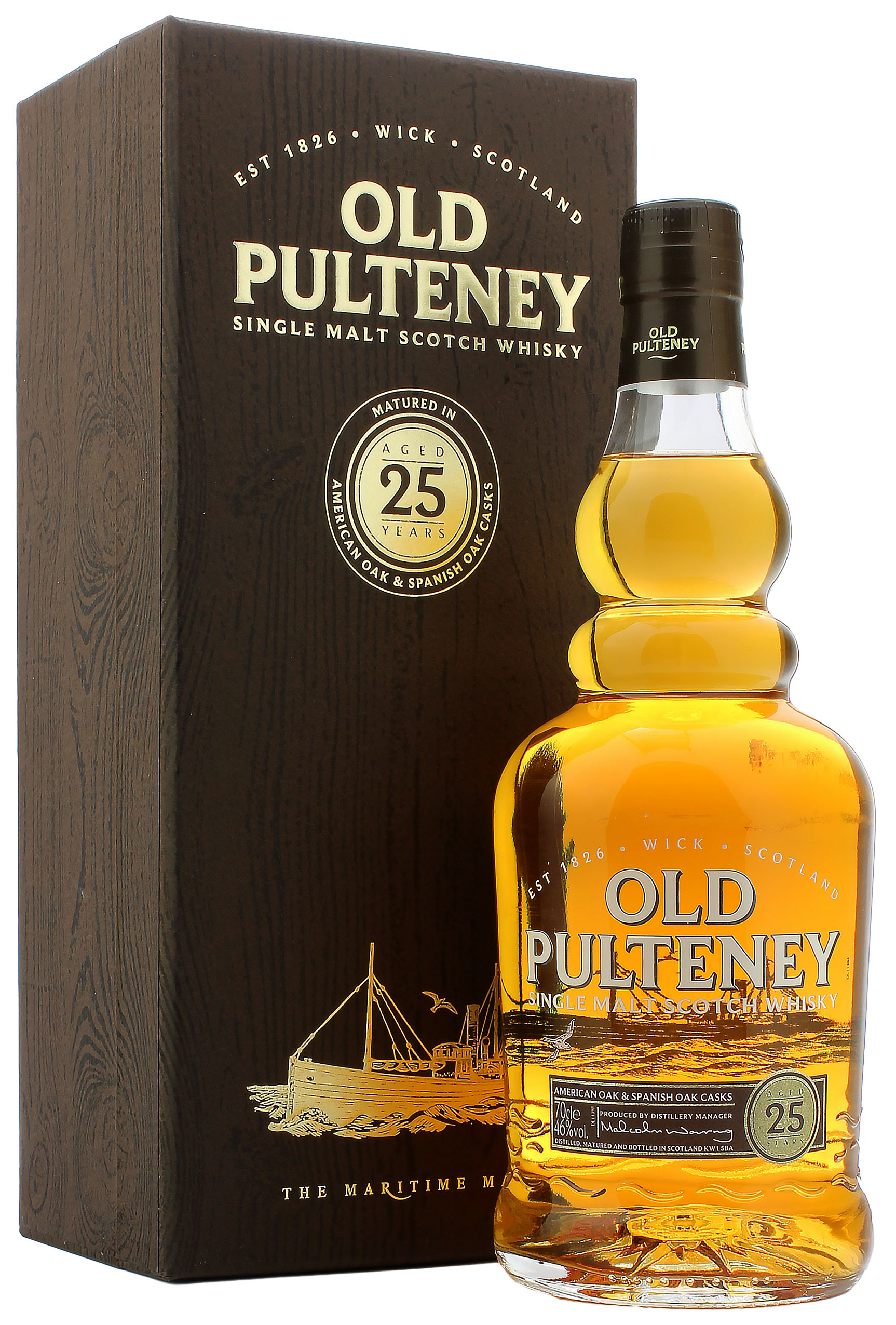 Old Pulteney 25 Jahre 46.0% 0,7l