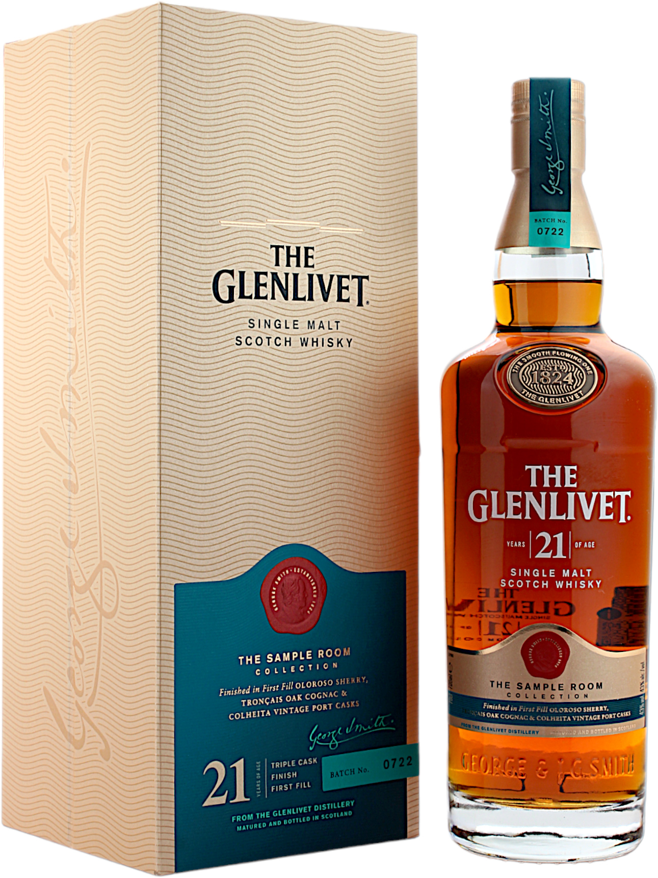 Glenlivet 21 Jahre The Sample Room 43.0% 0,7l