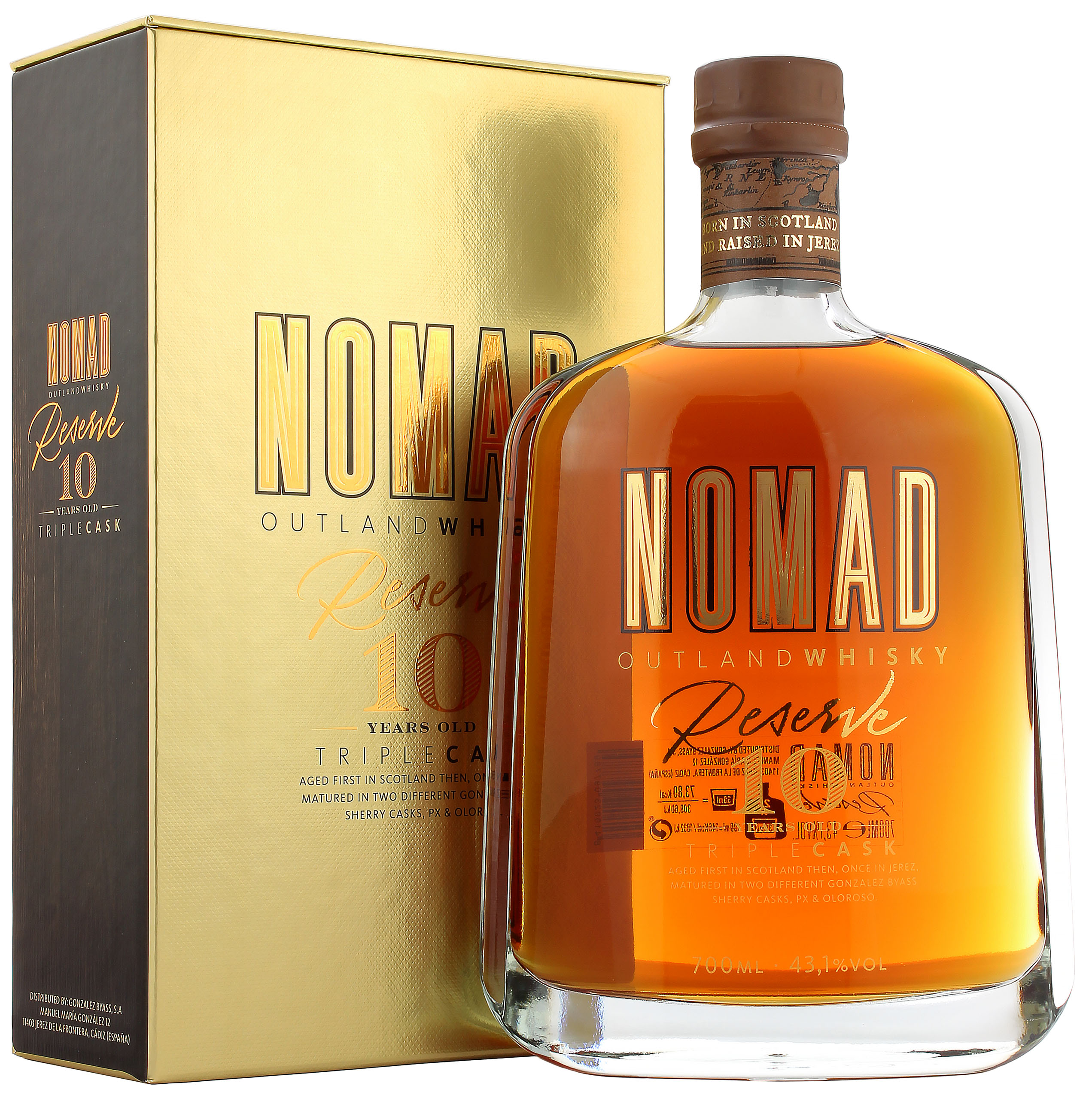 Nomad  Reserve Whisky 10 Jahre Triple Cask 41.3% 0,7l