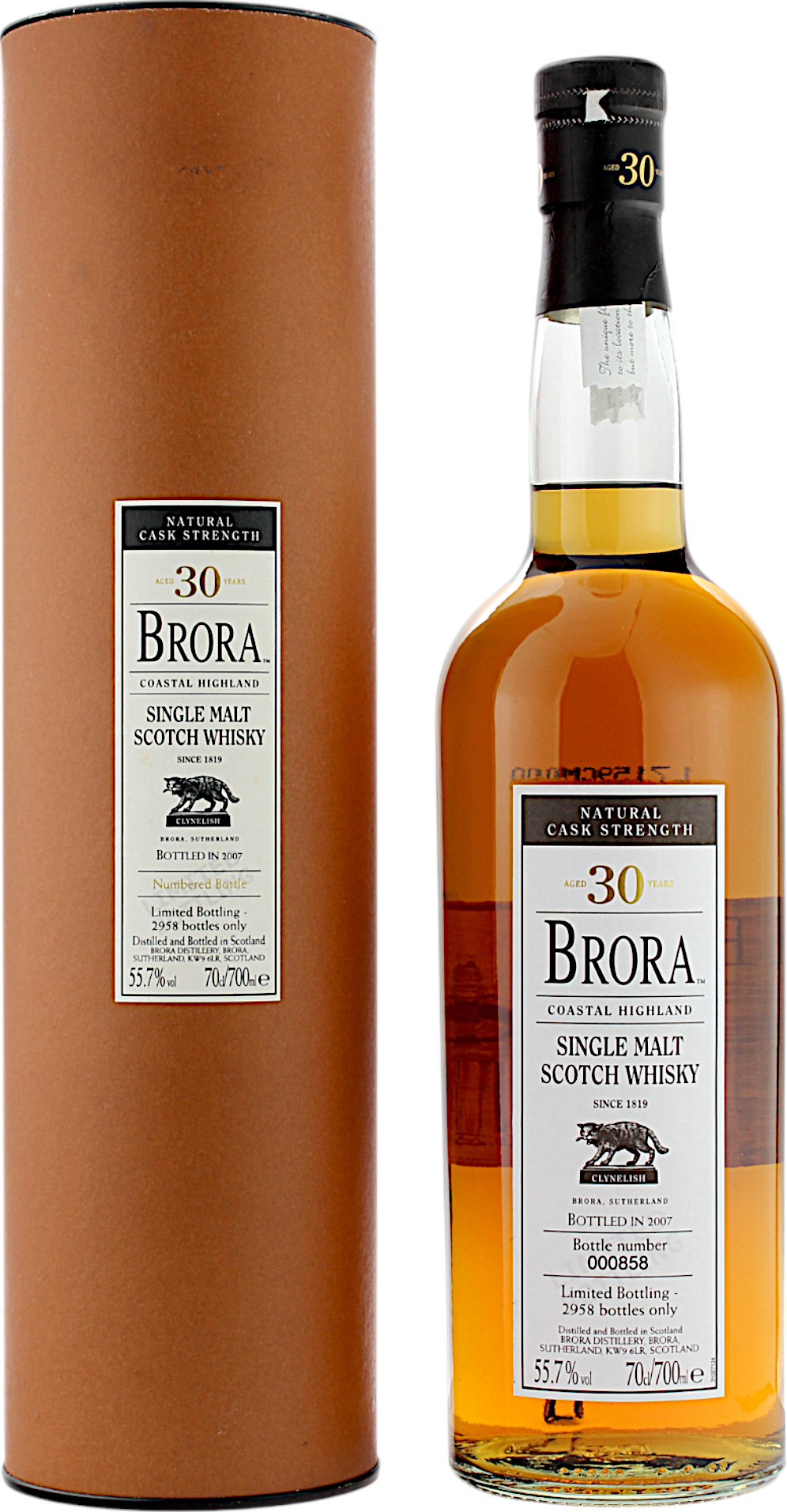 Brora 6th Release 30 Jahre 2007 Diageo Special Releases 55.7% 0,7l