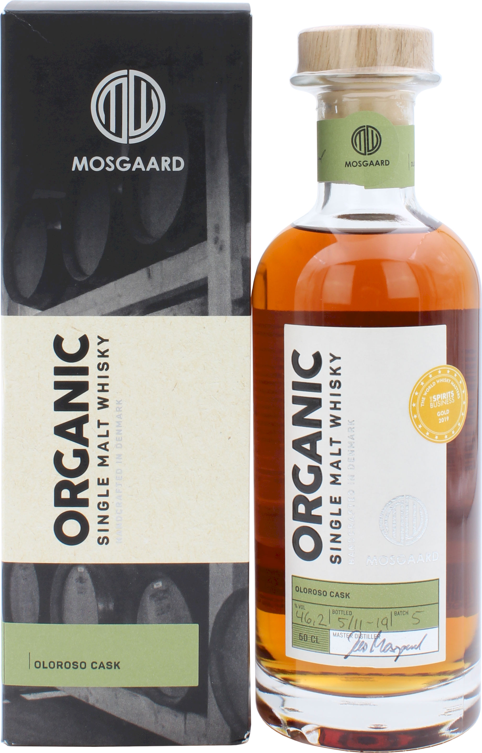 Mosgaard Organic Batch #8 Oloroso Sherry Cask 46.2% 0,5l