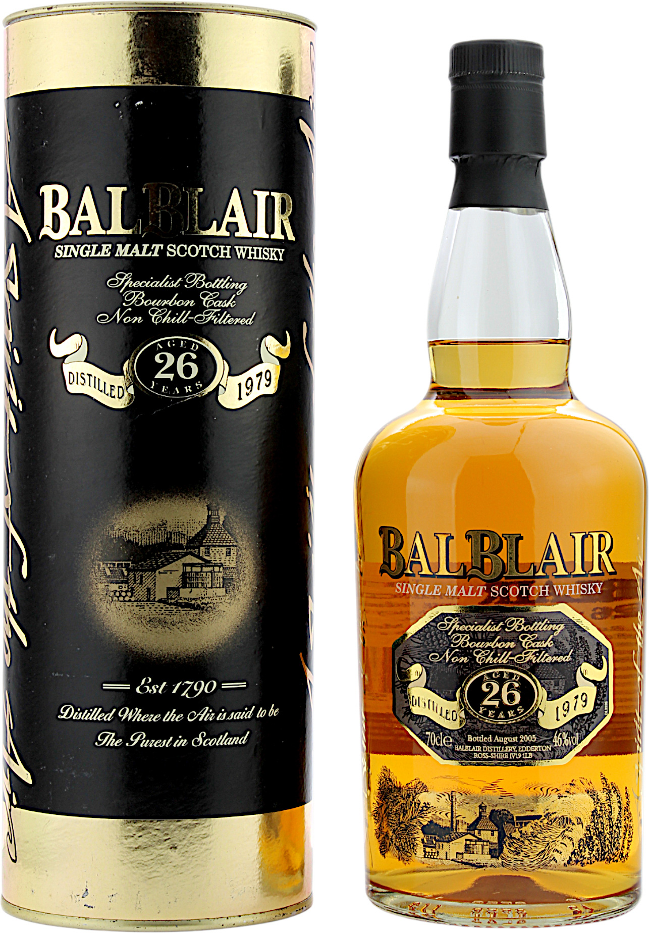 Balblair 26 Jahre 1979/2005 Bourbon Cask 46.0% 0,7l