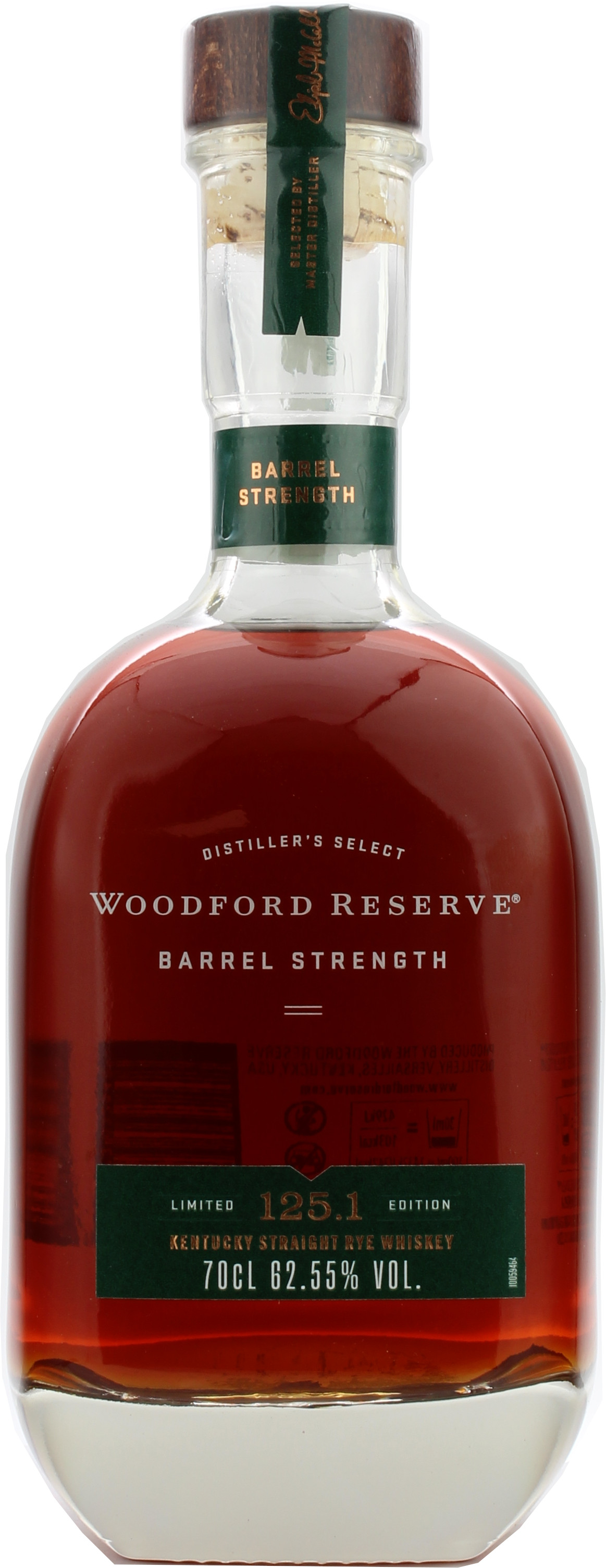 Woodford Reserve Barrel Strength Rye 2026 62.5% 0,7l