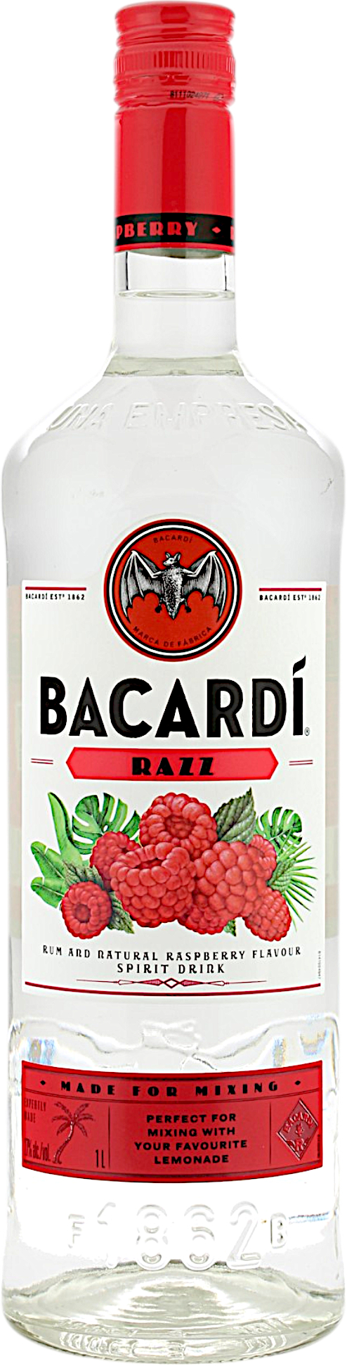 Bacardi RAZZ 27.0% 1 Liter