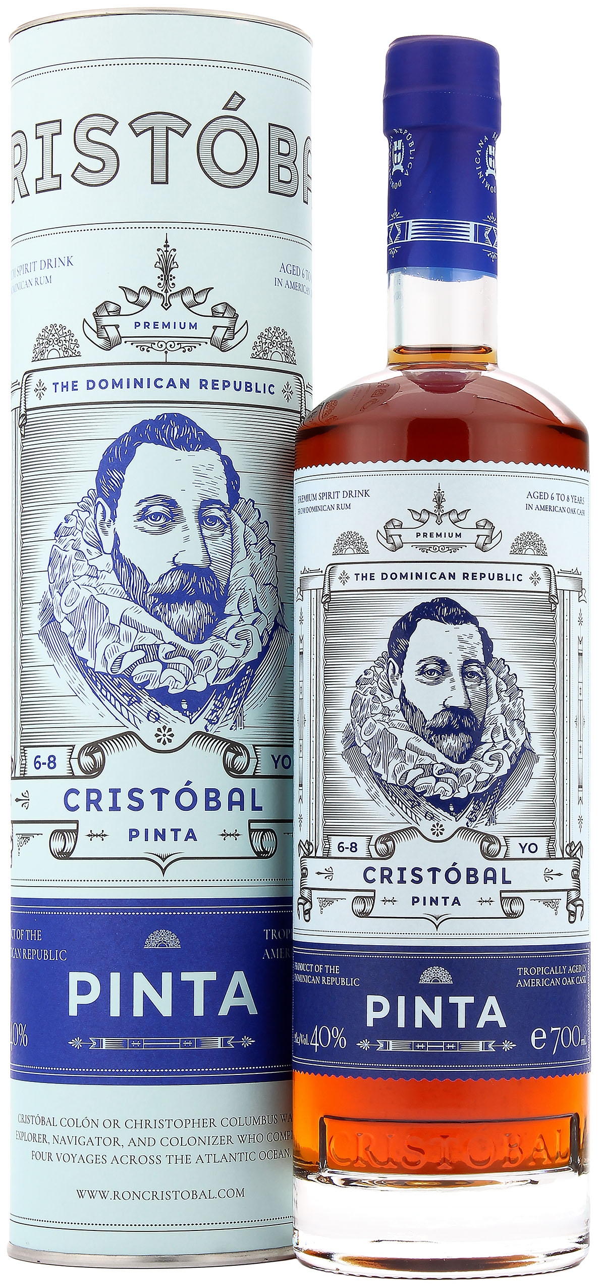 Ron Cristobal Pinta 40.0% 0,7l