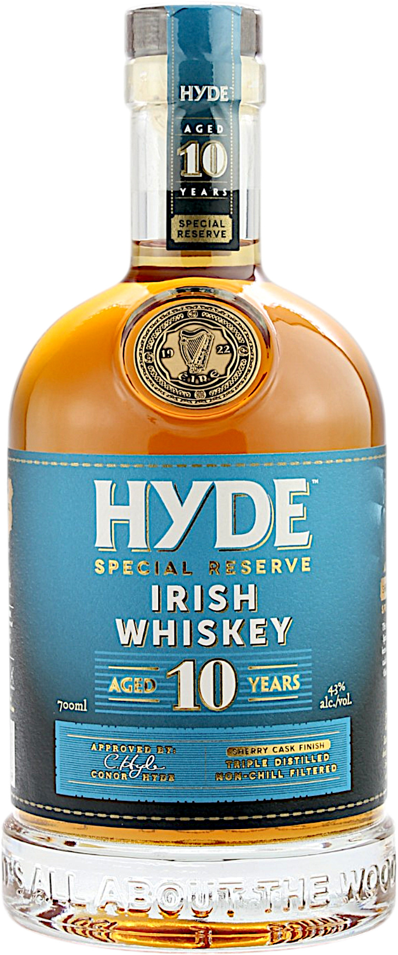 Hyde 10 Jahre Special Reserve Sherry Cask Finish 43.0% 0,7l