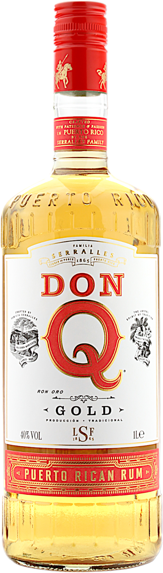 Don Q Rum Gold 40.0% 1 Liter