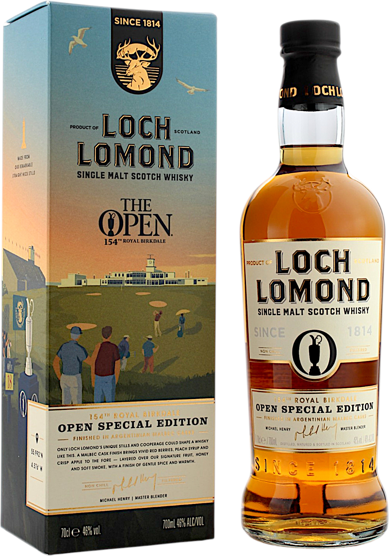 Loch Lomond The 154th Open Edition Malbec Cask Finish 46.0% 0,7l