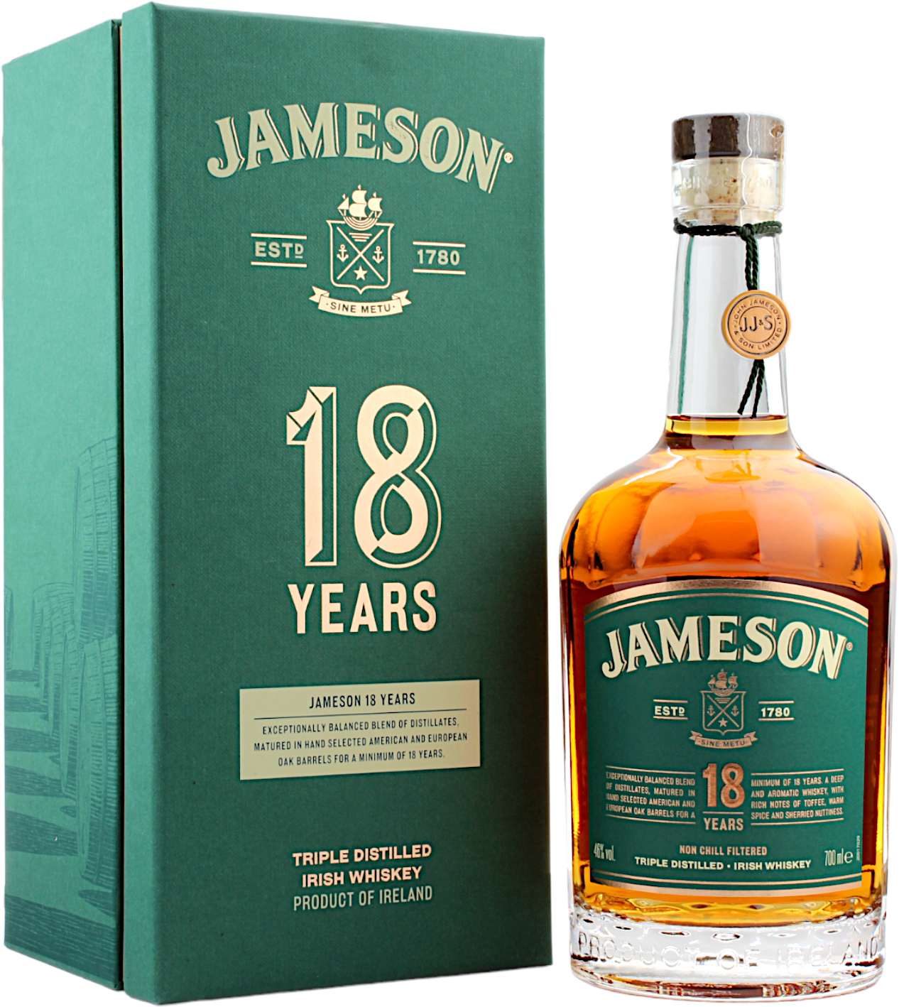 Jameson 18 Jahre 46.0% 0,7l