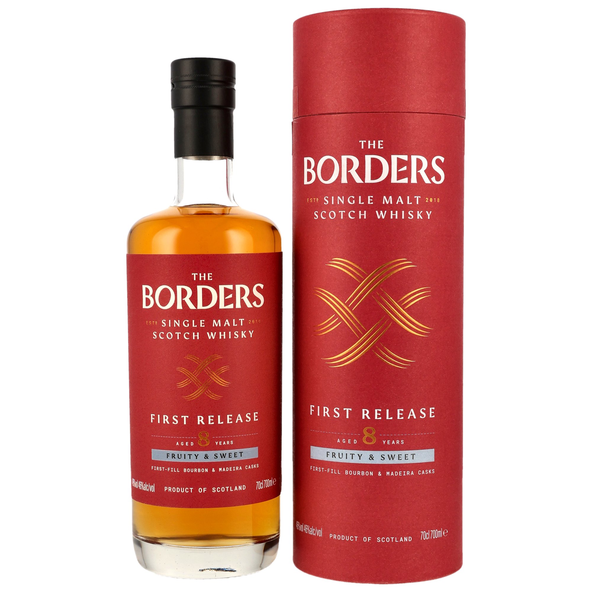 Borders Distillery 8 Jahre First Release 46.0% 0,7l