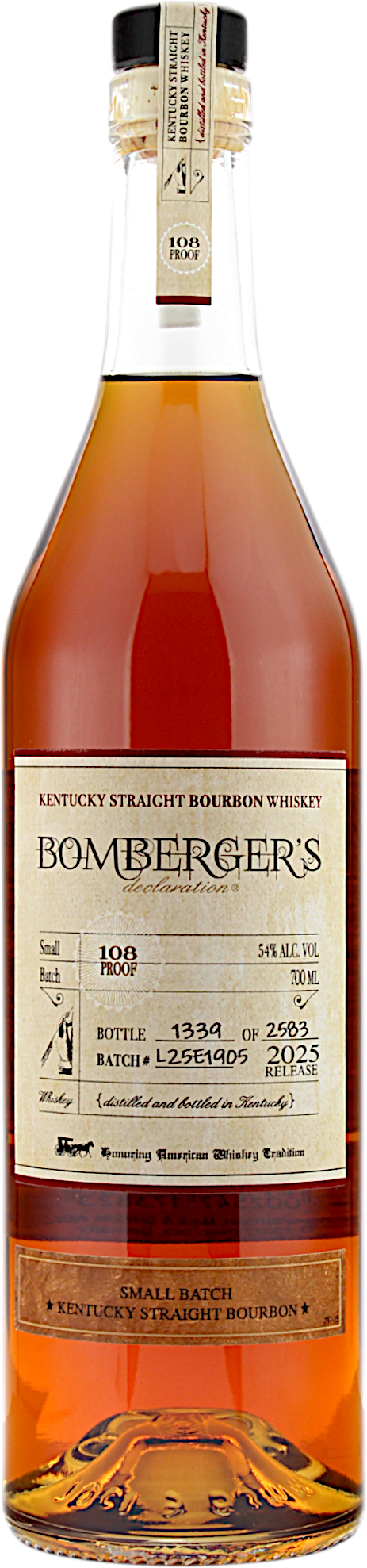 Michter's Bomberger's Declaration Release 2025 54.0% 0,7l