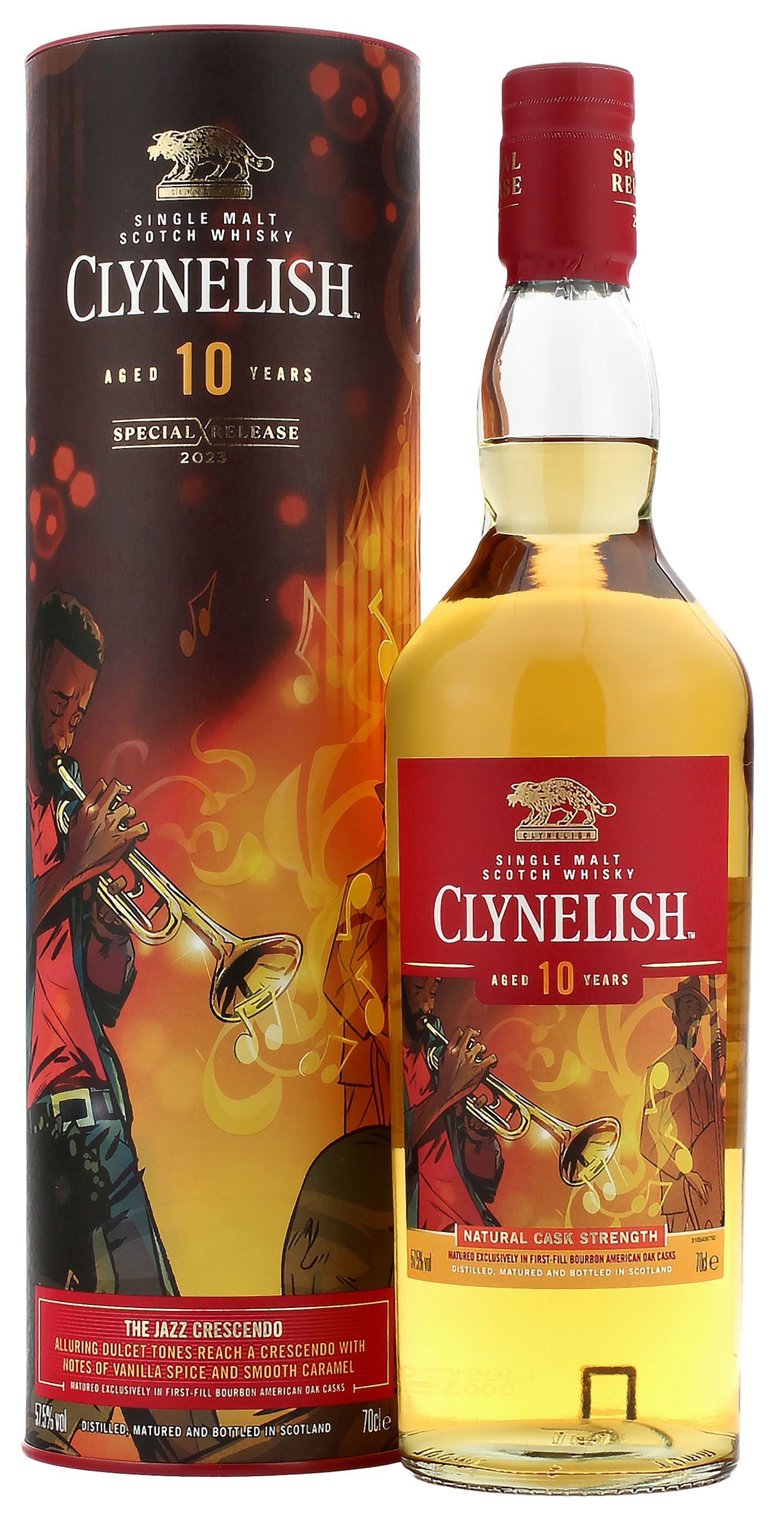 Clynelish 10 Jahre The Jazz Crescendo Special Release 2023 57.5% 0,7l