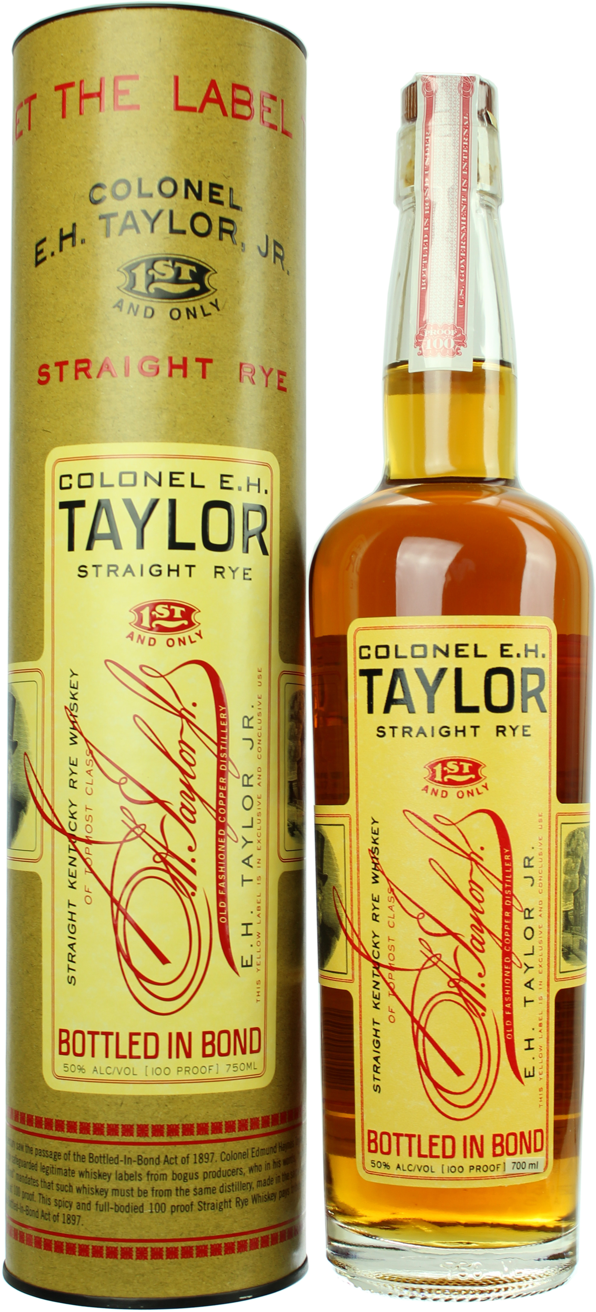 E.H. Taylor Straight Rye Whiskey 50.0% 0,7l