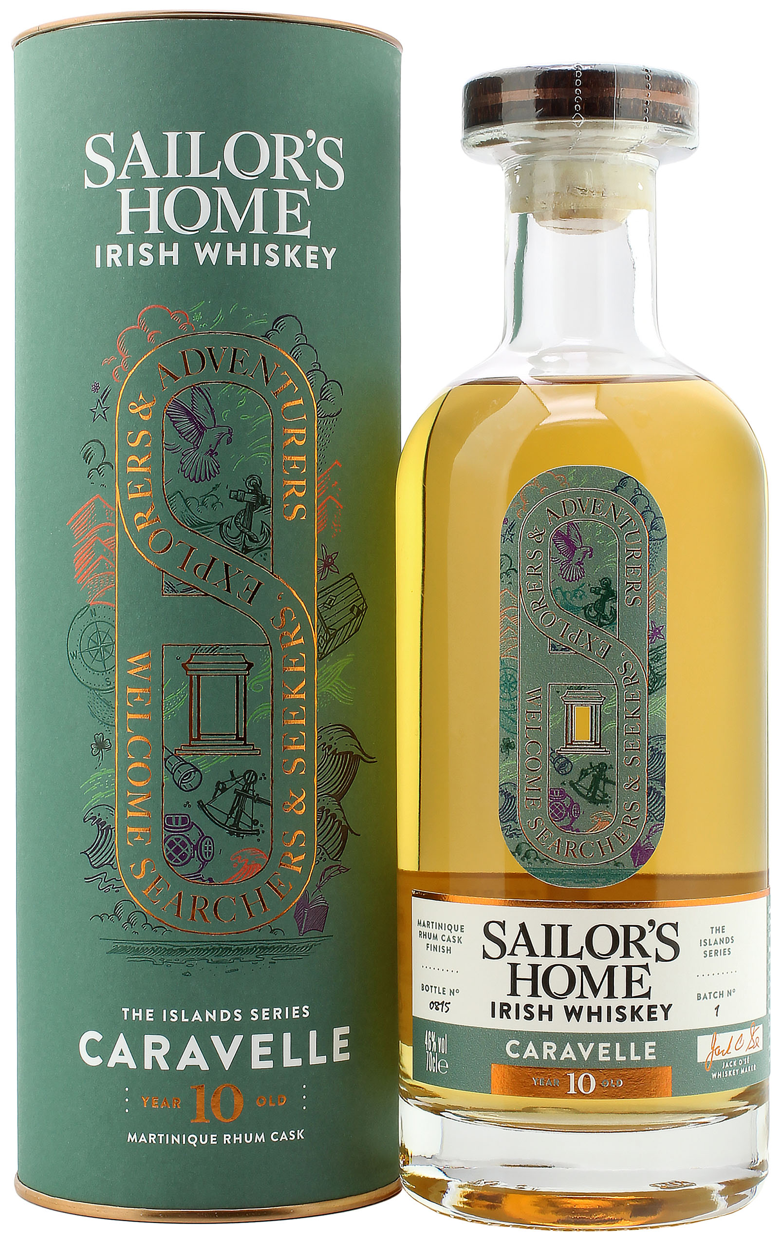 Sailor's Home 10 Jahre Caravelle Martinique Rum Cask Finish 46.0% 0,7l