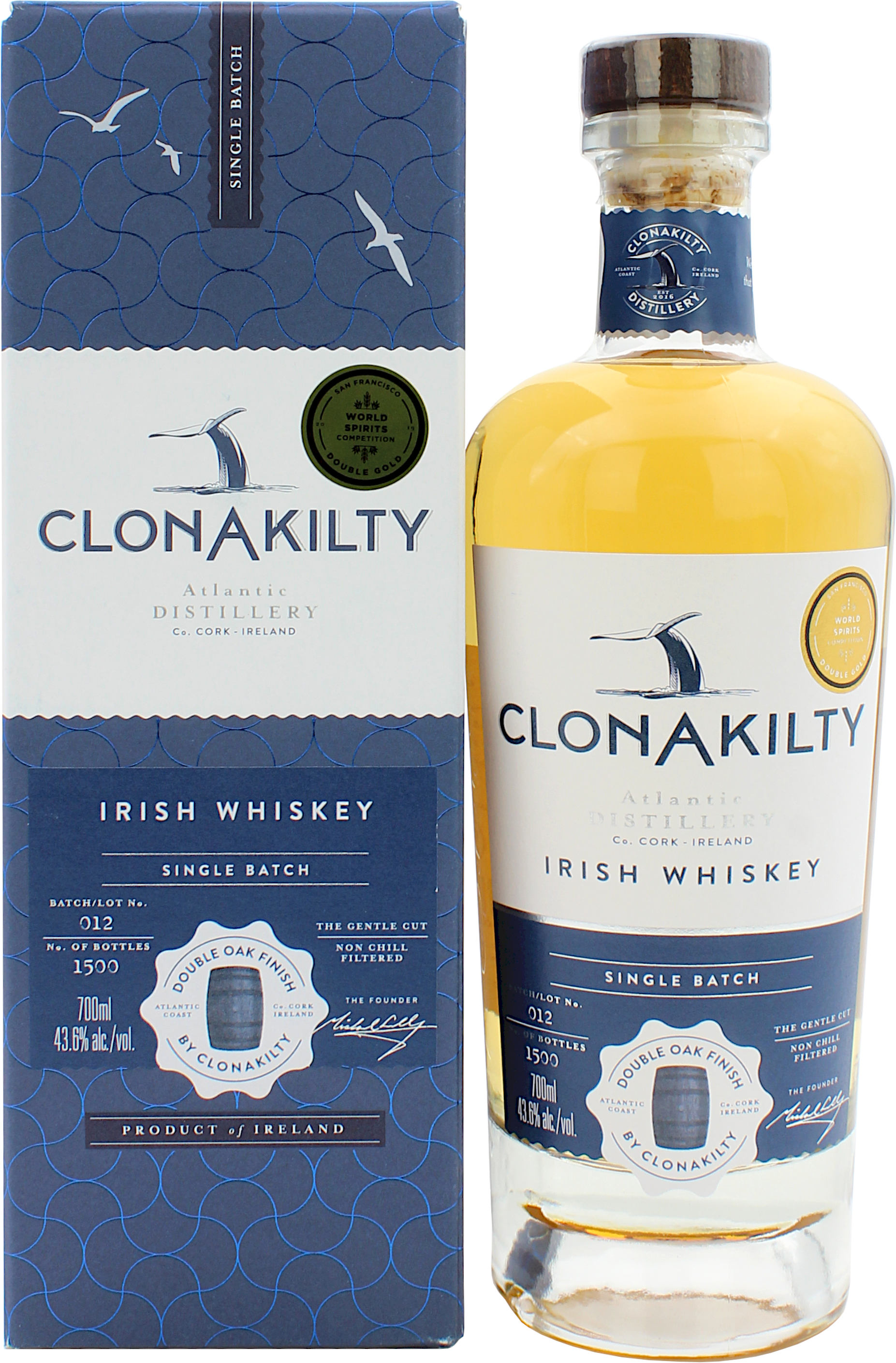 Clonakilty Irish Whiskey Single Batch 43.6% 0,7l