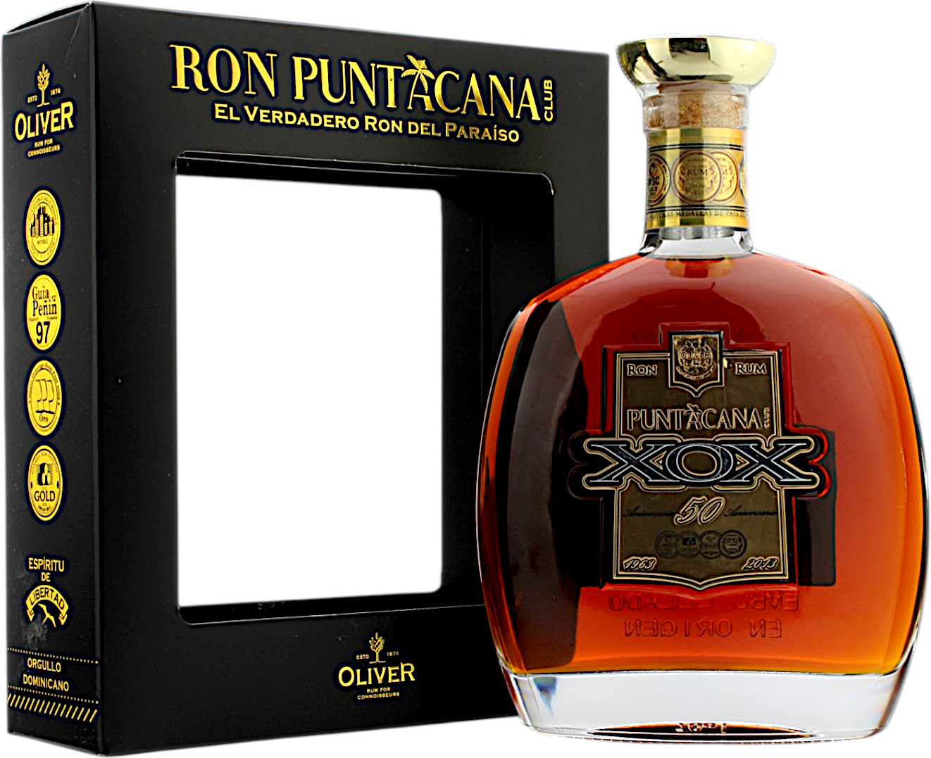 Oliver & Oliver PuntaCana Club XOX 50 Aniversario Rum 40.0% 0,7l