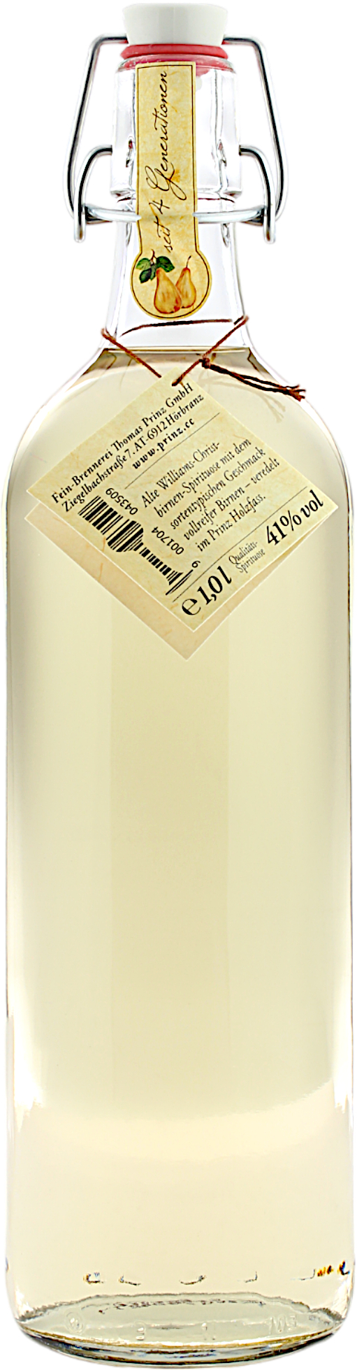 Prinz Alte Williams-Christ-Birne 41.0% 1 Liter
