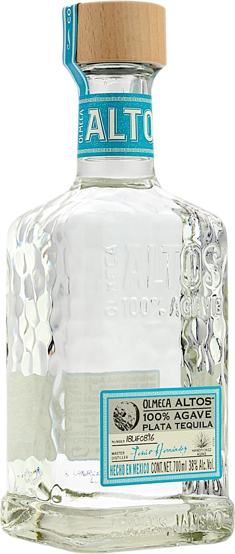 Olmeca Altos Plata Tequila 38.0% 0,7l