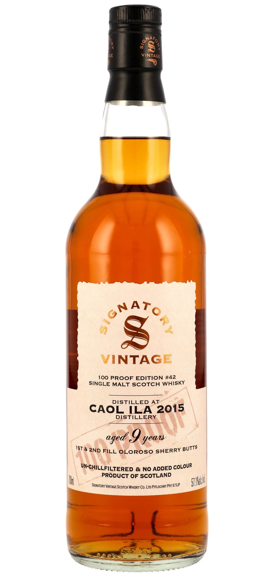 Caol Ila 9 Jahre 2015/2025 Signatory 100 Proof Edition #42 57.1% 0,7l