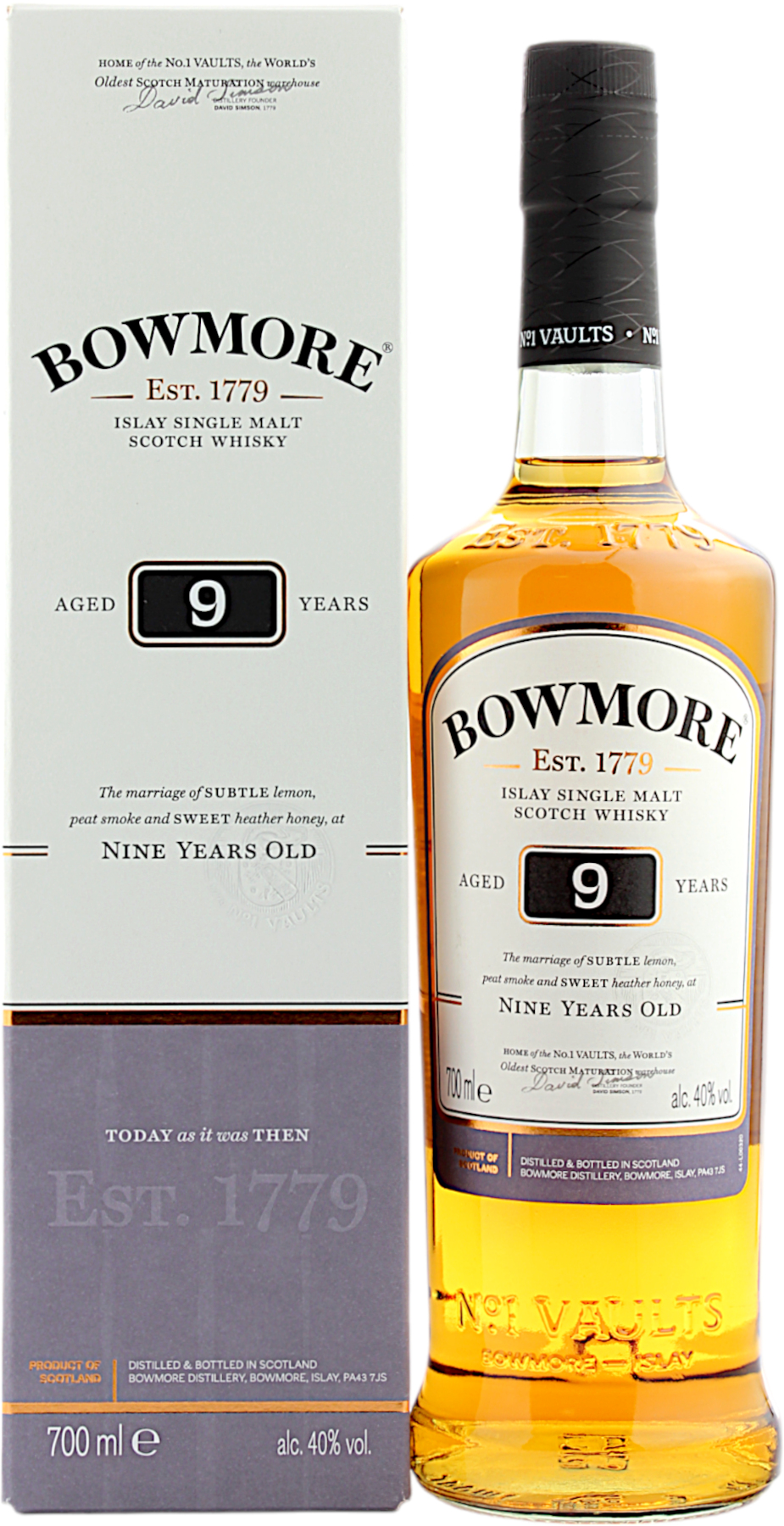 Bowmore 9 Jahre 40.0% 0,7l