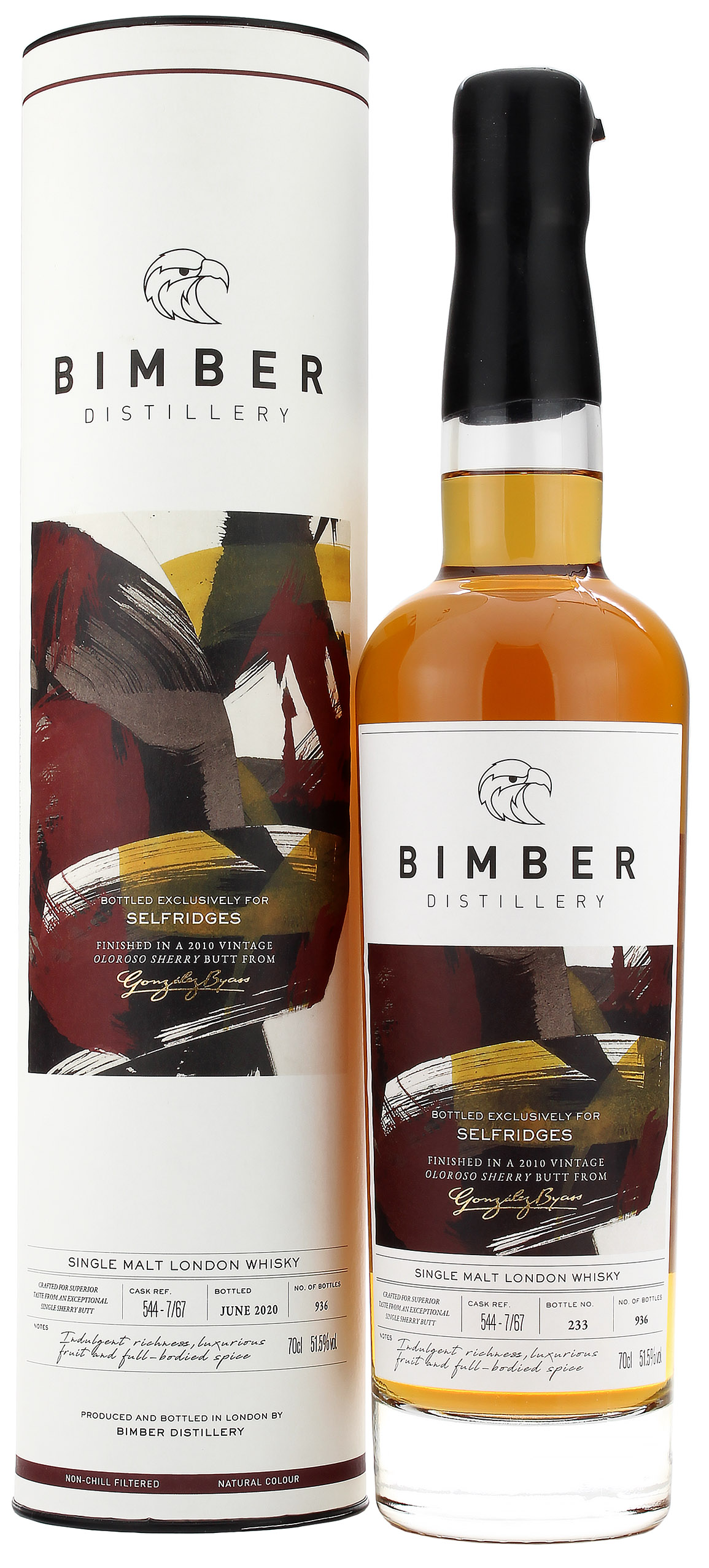 Bimber Sherry Cask Finish Single Cask Bottled for Selfridges 51.5% 0,7l