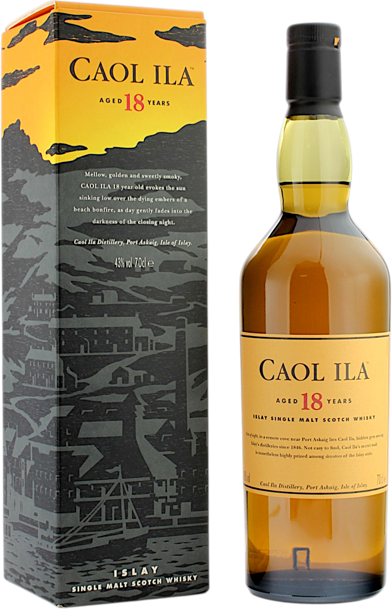 Caol Ila 18 Jahre 2014 altes Design 43.0% 0,7l