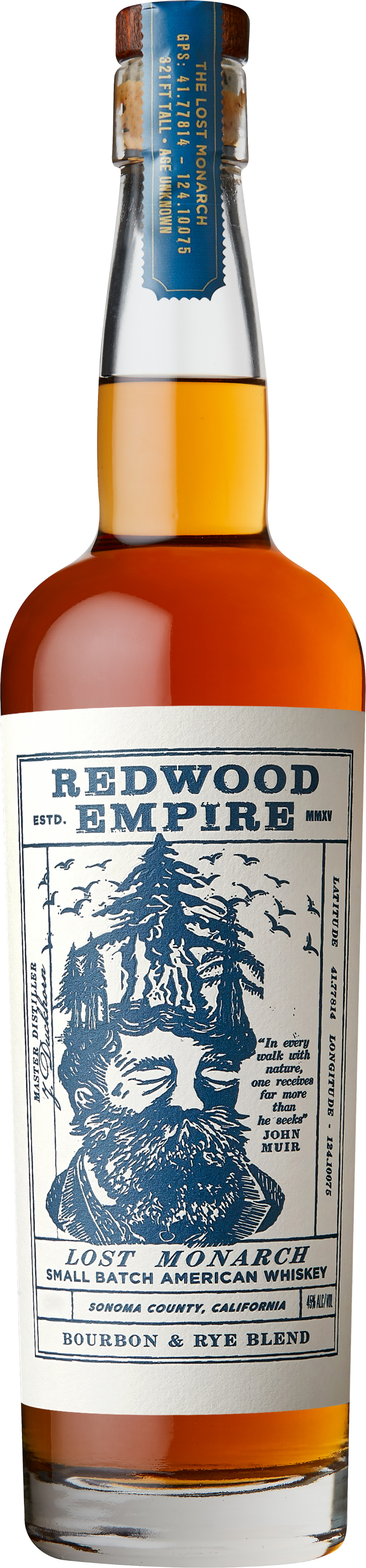 Redwood Empire Lost Monarch American Whiskey 45.0% 0,7l