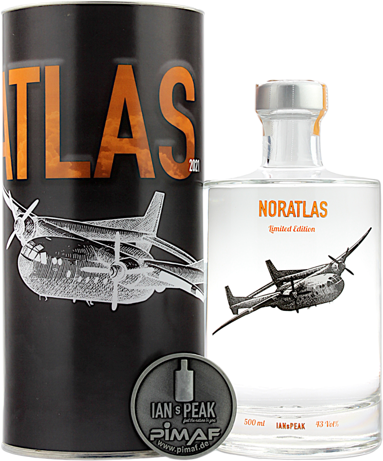 Noratlas Limited Edition Gin 43.0% 0,5l