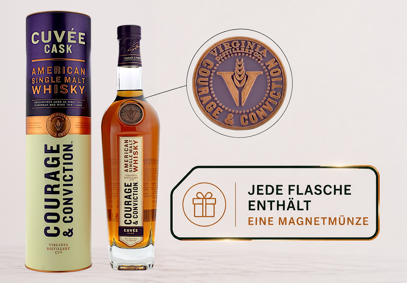 Courage & Conviction American Single Malt Cuvée Cask 46.0% 0,7l